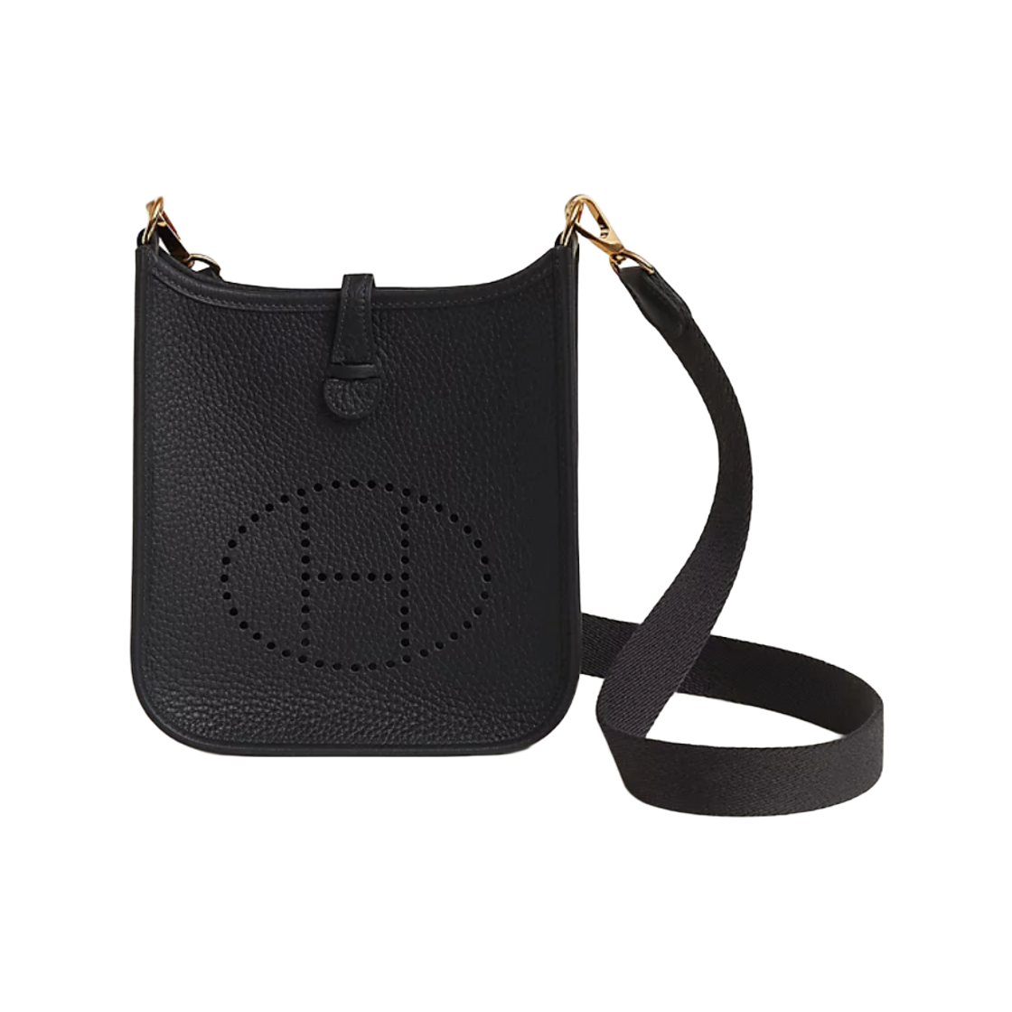 H085945CCAA Hermes Evelyne 16 Amazone Bag Clemence & Gold Caban