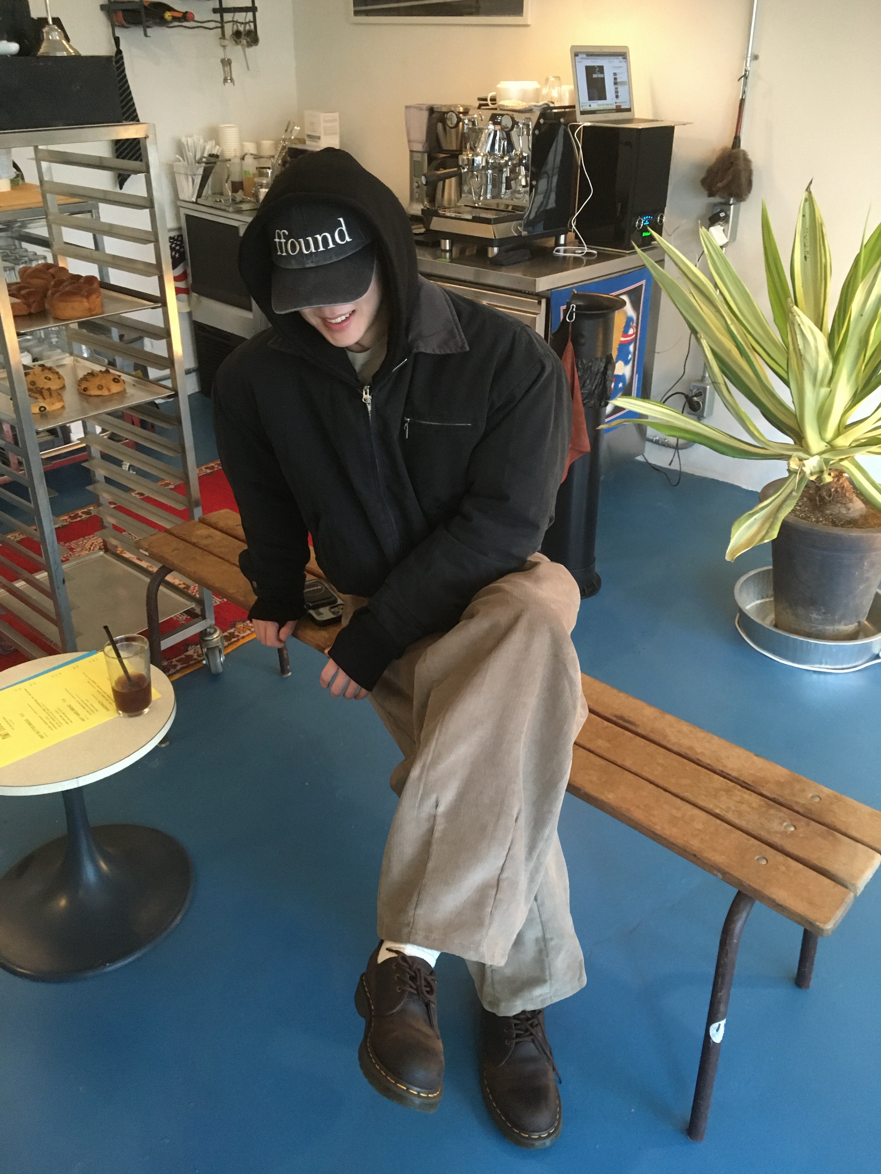 Dr. Martens 1461 Crazy Horse Dark Brown 착용 스타일 - 2