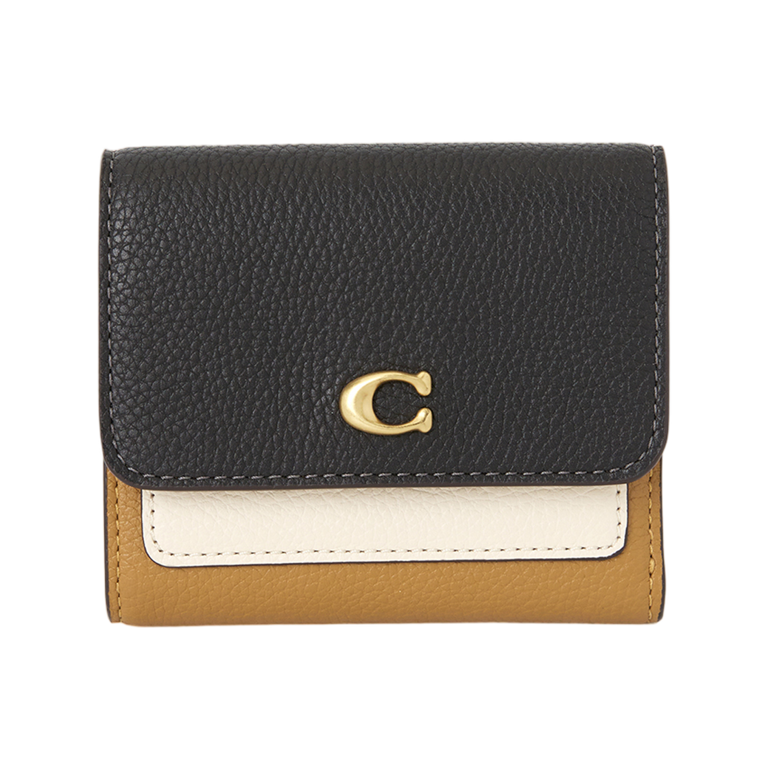 CAO14-B4M2 Coach Mila Short Wallet Brown