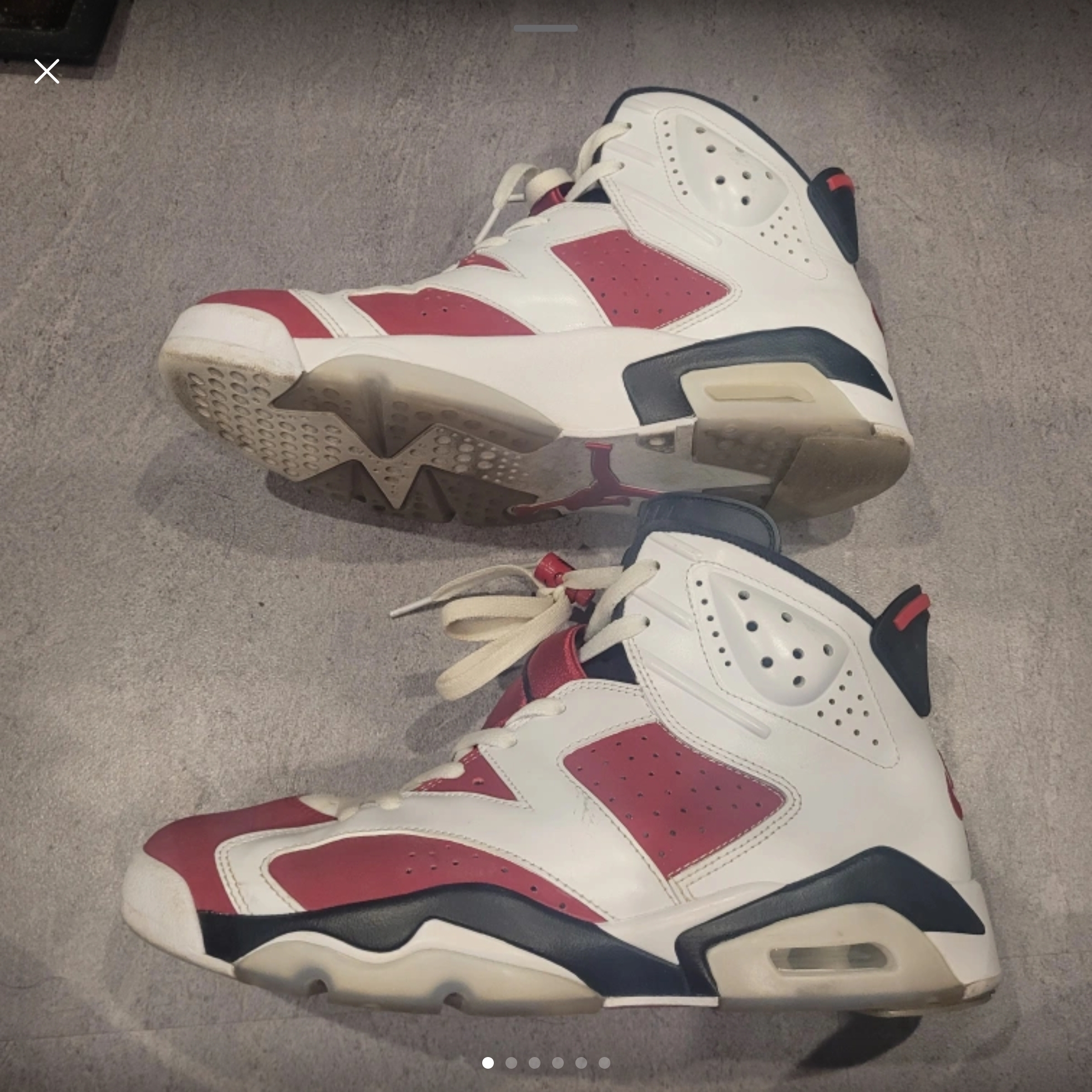 Jordan 6 Retro Carmine 2021 착용 스타일 - 3