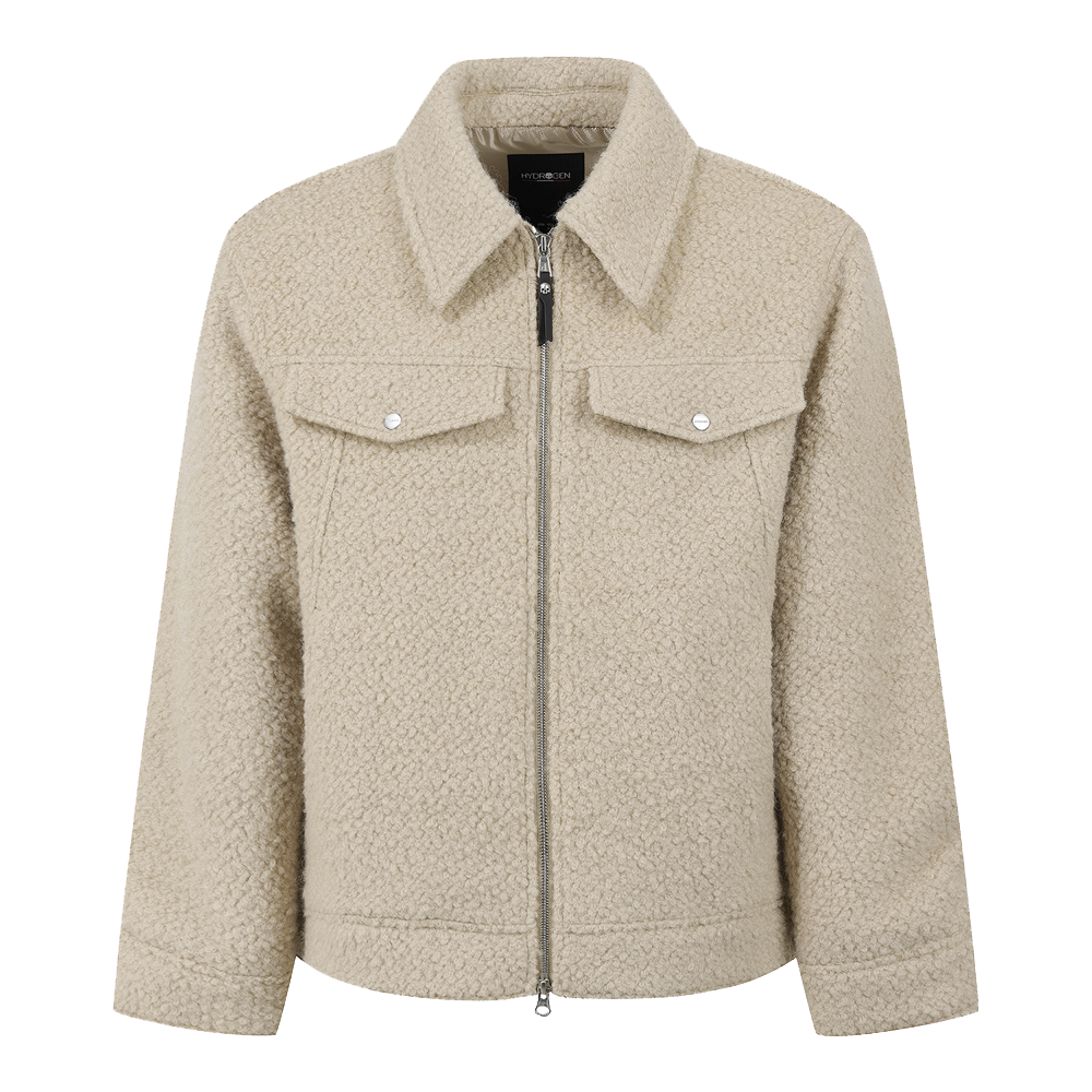 하이드로겐 남성 울 블루종 자켓 베이지