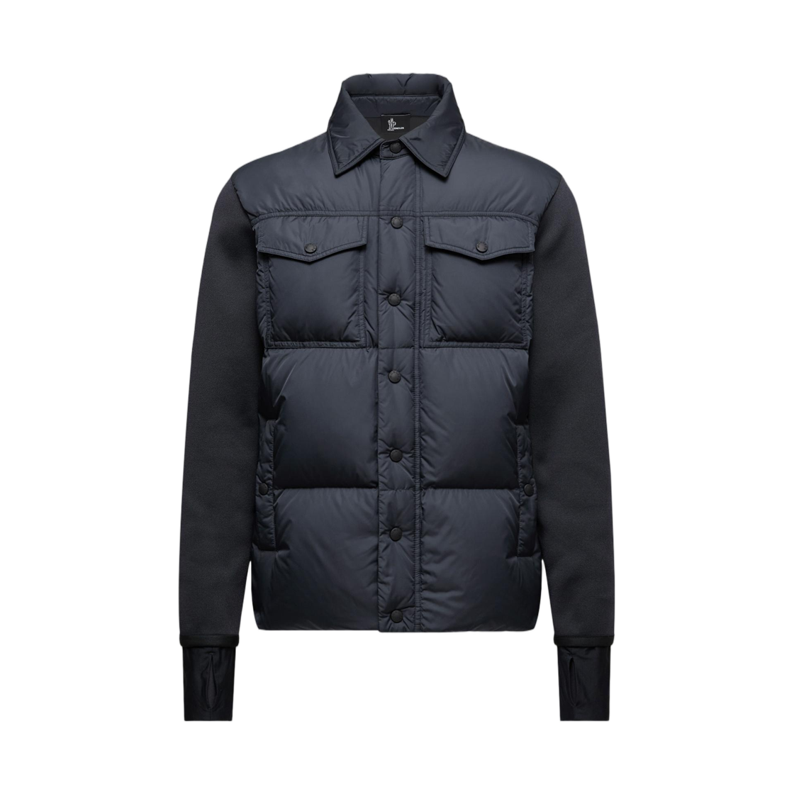 몽클레르 패딩 집업 가디건 네이비 블루 - 25FW(Moncler Padded Zip-Up Cardigan Navy Blue - 25FW) - 1