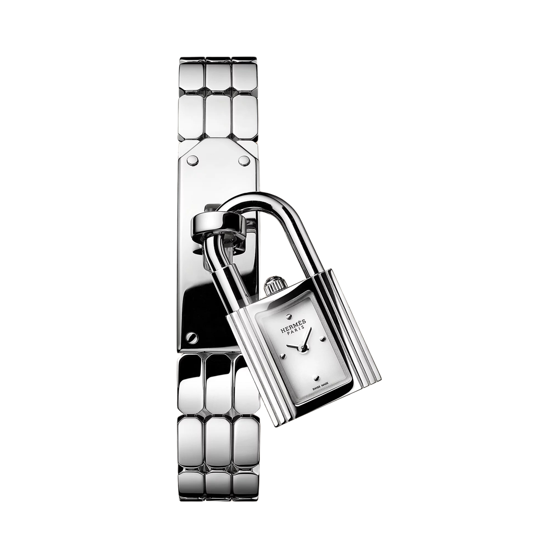 W062467WW00 Hermes Kelly Watch Mini Steel Strap & Steel