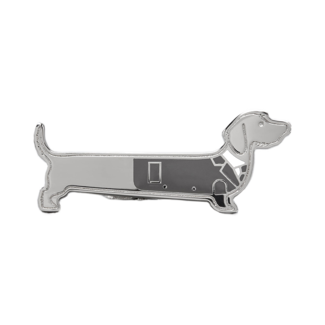 톰브라운 스털링 실버 리무진 헥터 수트 타이 바 실버(Thom Browne Sterling Silver Limousine Hector Suit Tie Bar Silver)