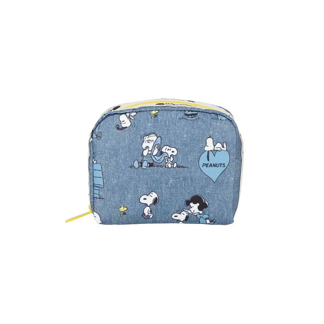 레스포색 피너츠 해피 팔스 스퀘어 코스메틱 파우치(Lesportsac Peanuts Happy Pals Acc Square Cosmetic)