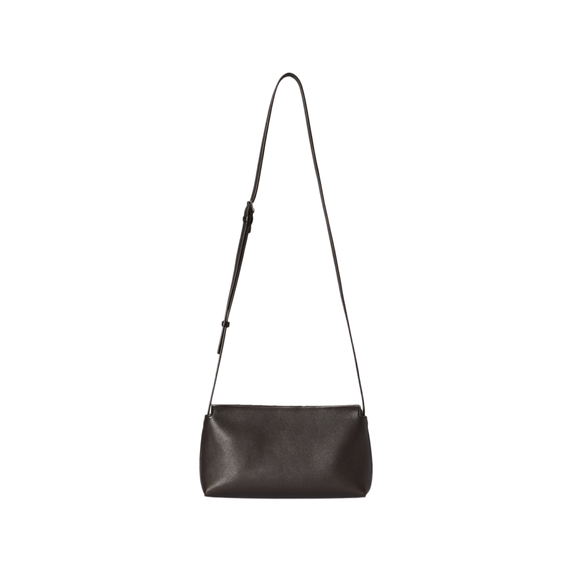 W1859L648DBAS The Row Rene Crossbody Bag in Leather Dark Brown
