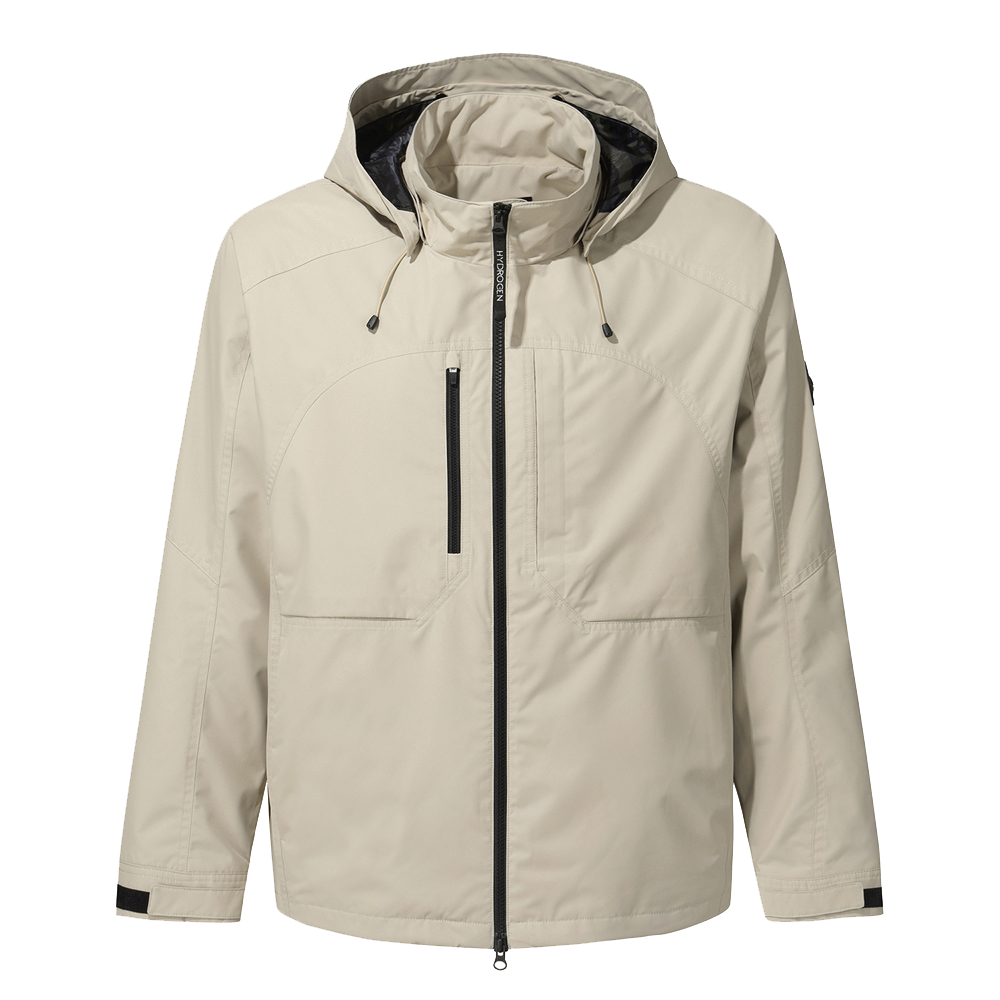 하이드로겐 남성 액티브 2L 방풍 자켓 베이지(HYDROGEN Men's Active 2L Windproof Jacket Beige)