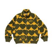 Human Made Heart Fleece Jacket Olive Drab
