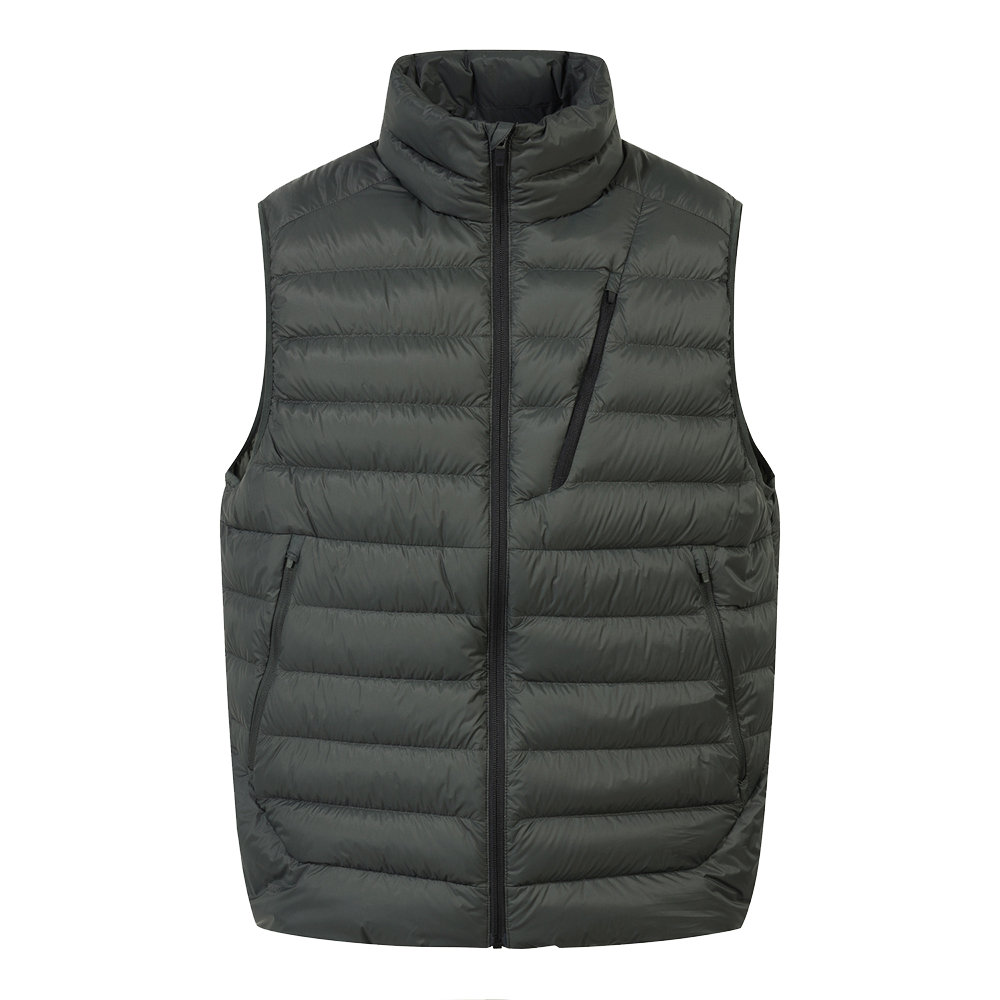 하이드로겐 남성 퍼텍스퀀텀 경량 구스다운 베스트 카키