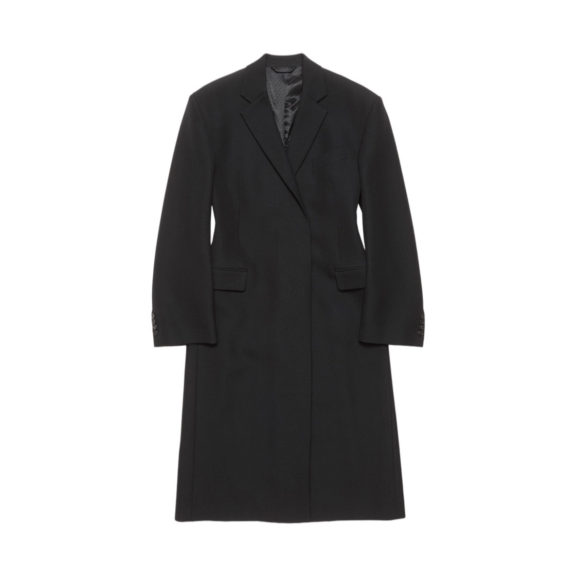 아크네 스튜디오 더블 브레스티드 울 코트 블랙(Acne Studios Double-Breasted Wool Coat Black) - 1