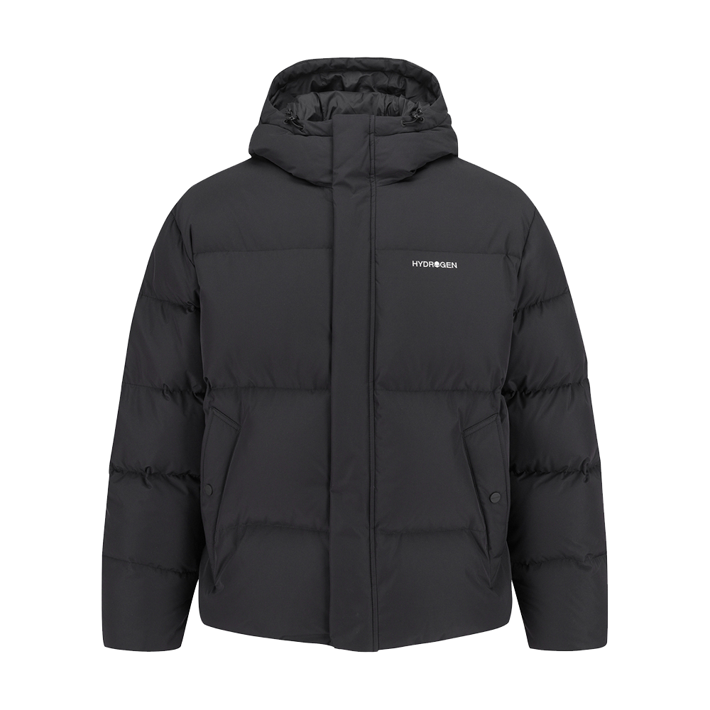 H31D4JD319 HYDROGEN Unisex Rody RDS Hooded Down Jacket Black