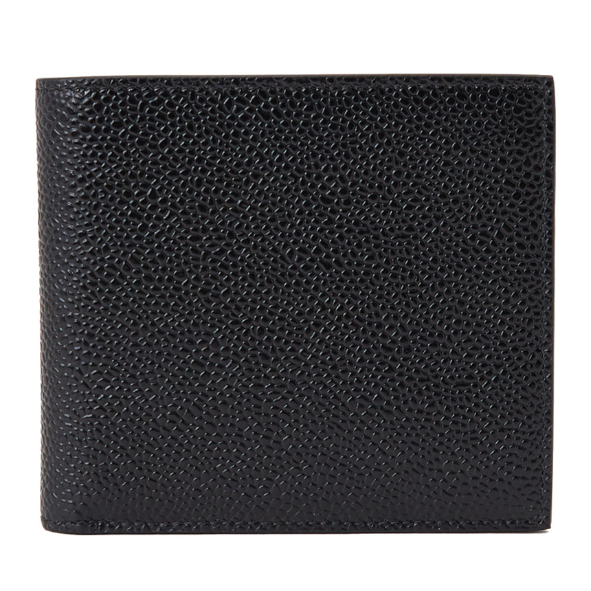 [25% 쿠폰] 톰브라운 페블 그레인 레더 빌 폴드 지갑 블랙([25% 쿠폰] Thom Browne Pebble Grain Bill Fold Wallet Black) - 3