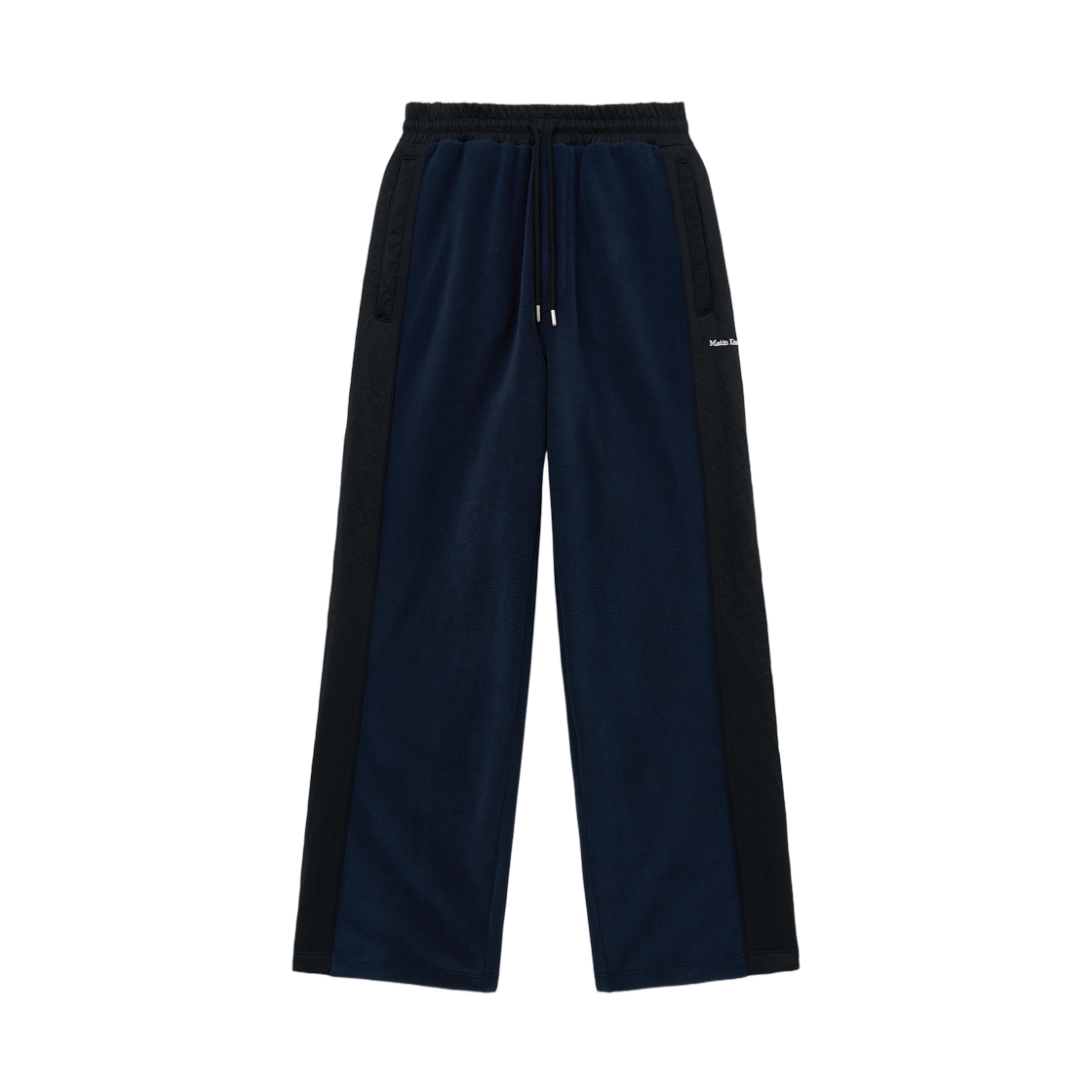 MK259OPT040MNA Matin Kim Sherpa Fleece Drawstring Pants In Navy