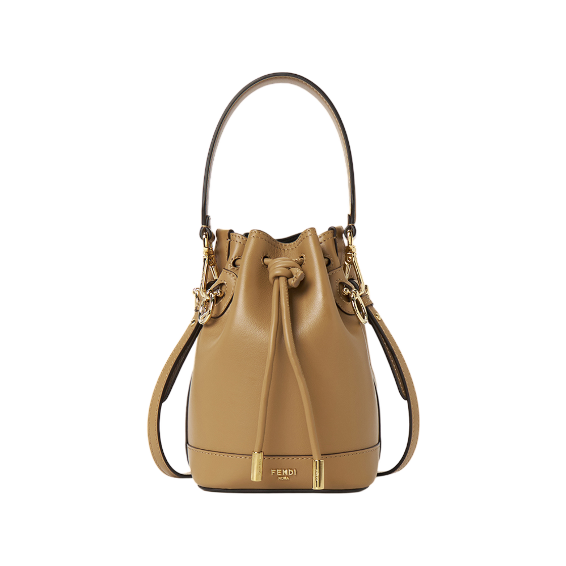 8BS109AYJ1F19P8 Fendi Mon Tresor Bucket Bag Beige