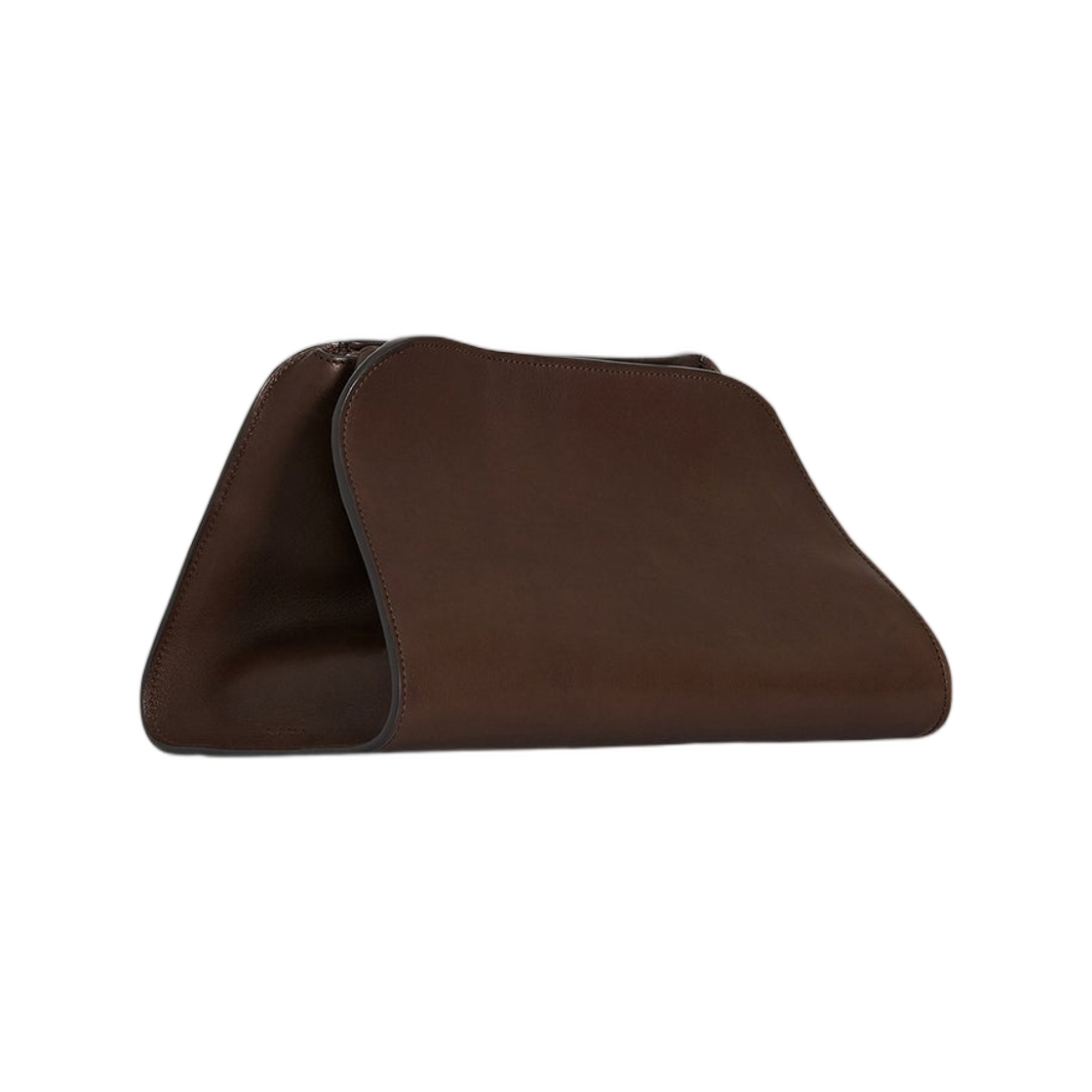 더 로우 페기 클러치 레더 딥 브라운(The Row Peggy Clutch in Leather Deep Brown) - 2