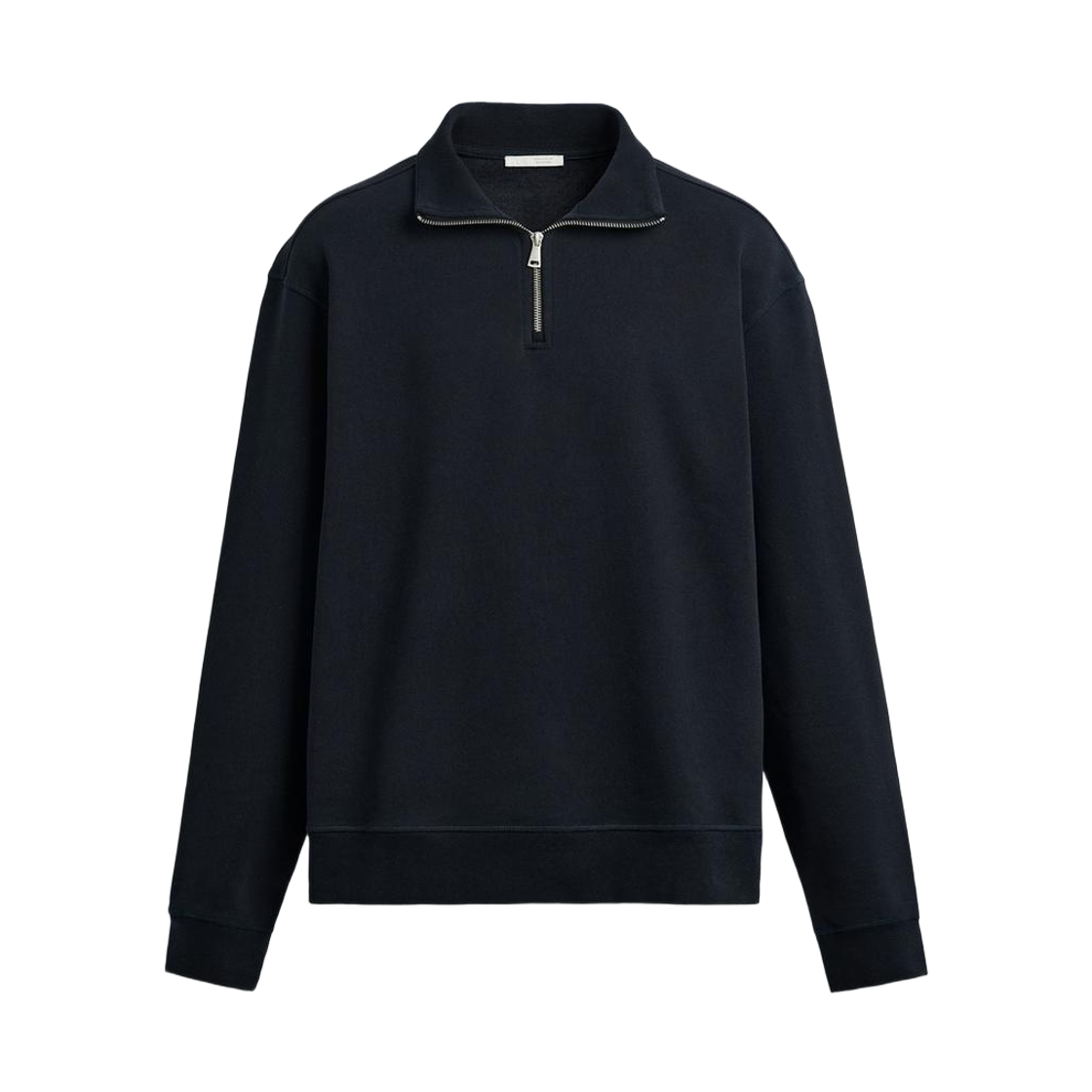 자라 베이직 지퍼넥 스웨트셔츠 네이비(Zara Basic Zipper Neck Sweatshirt Navy) - 1