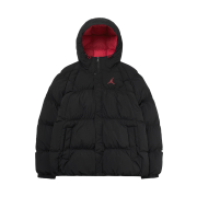Jordan Essentials Puffer Jacket Black Fire Red - US/EU