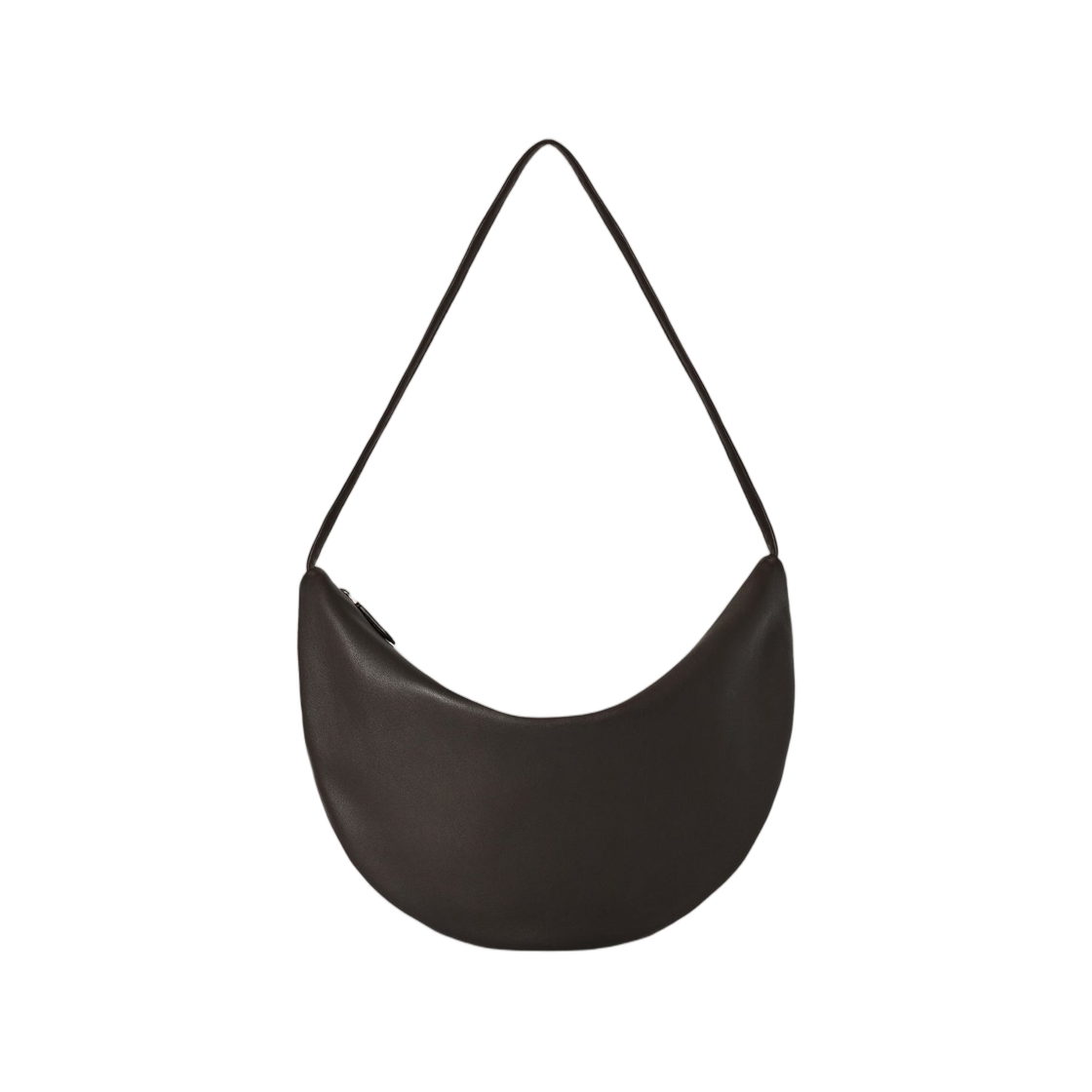 W1939L645EBRS The Row Small Izzy Bag in Leather Ebony Brown