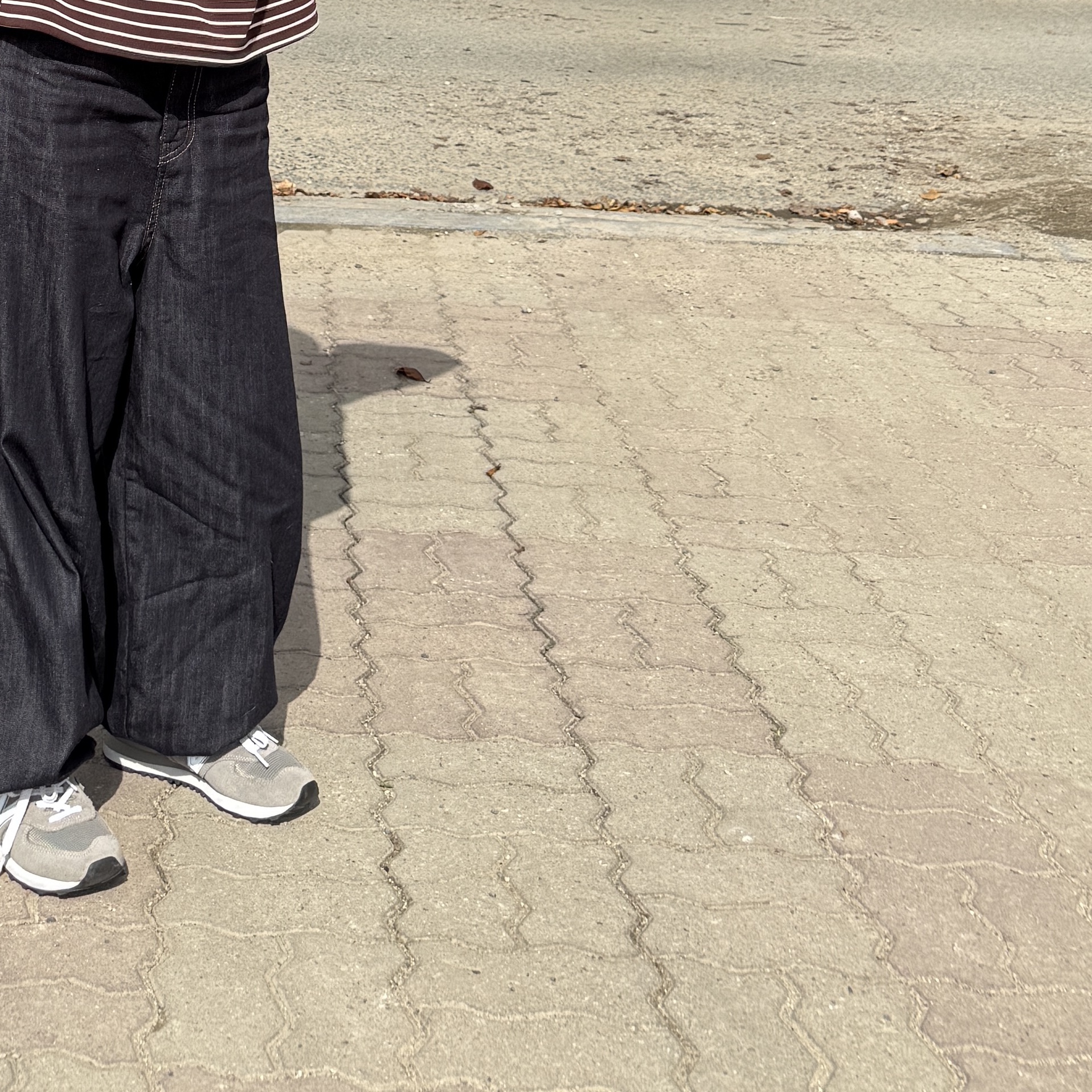 (W) New Balance 574 Worn By Anyone Grey - B Standard 착용 스타일