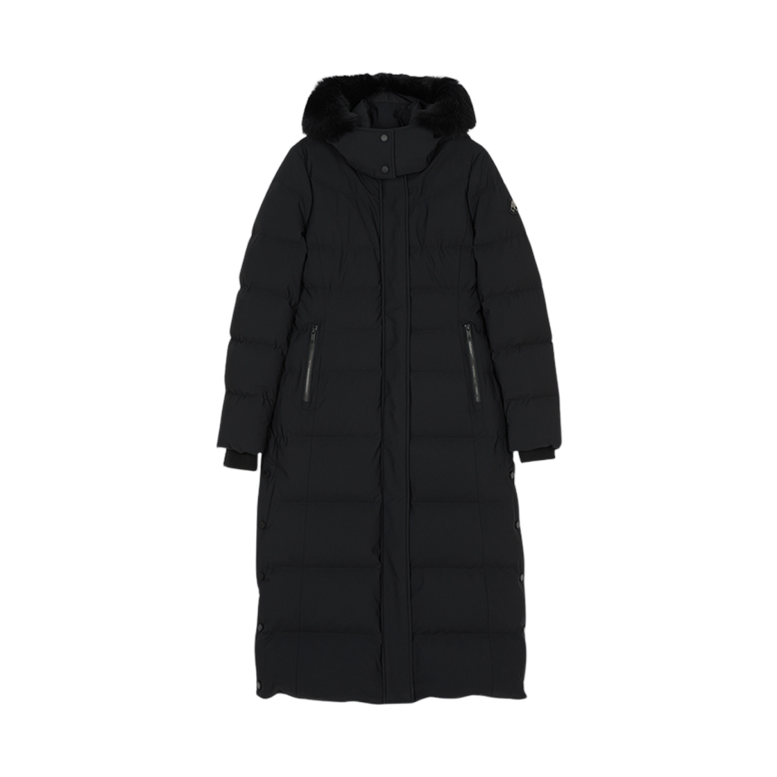 (W) 무스너클 조카다 롱 패딩 점퍼 블랙((W) Moose Knuckles Jocada Long Padding Jumper Black)
