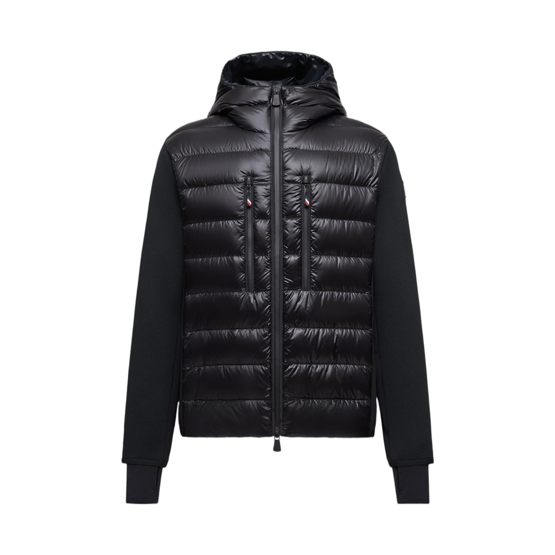 몽클레르 패딩 집업 후드 블랙 - 25FW(Moncler Padded Zip-Up Hoodie Black - 25FW)