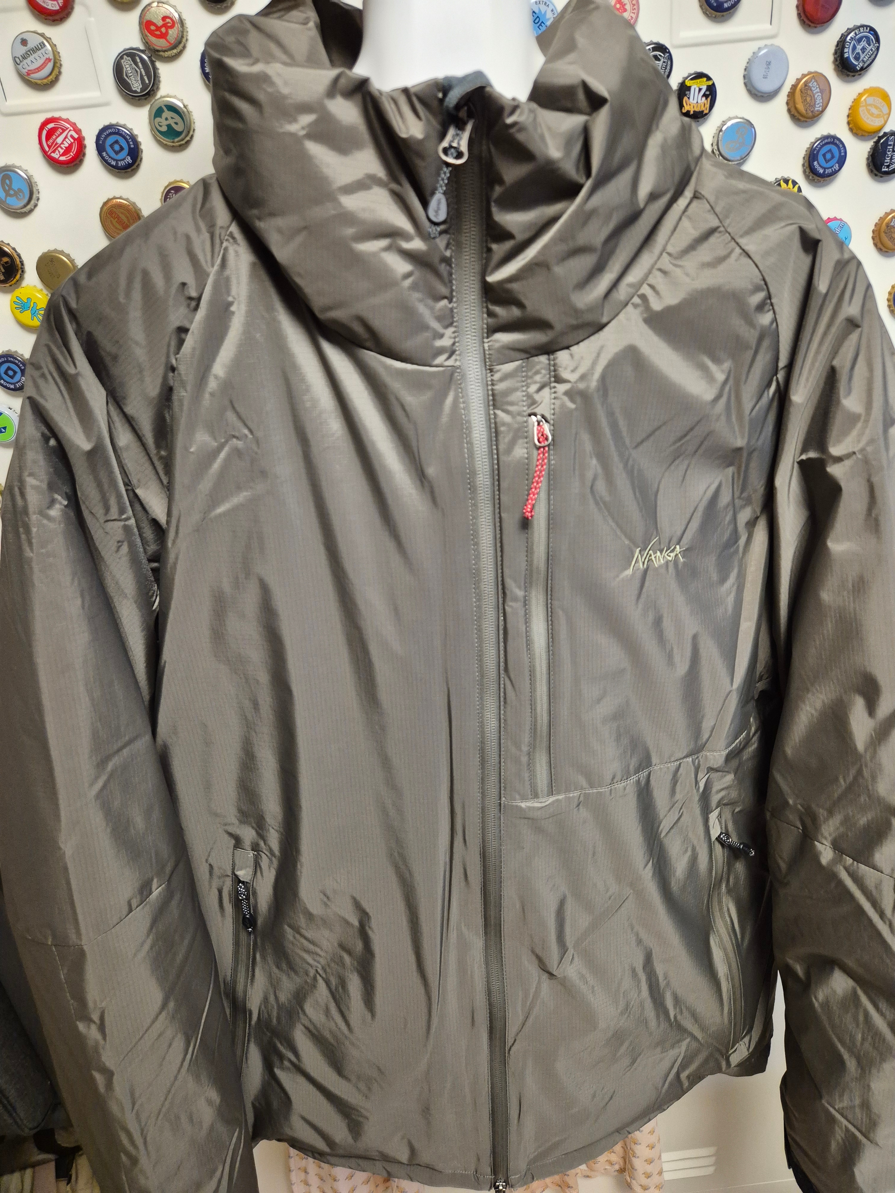 Nanga Aurora Tex Stand Collar Down Jacket Medium Grey - 25FW 착용 스타일