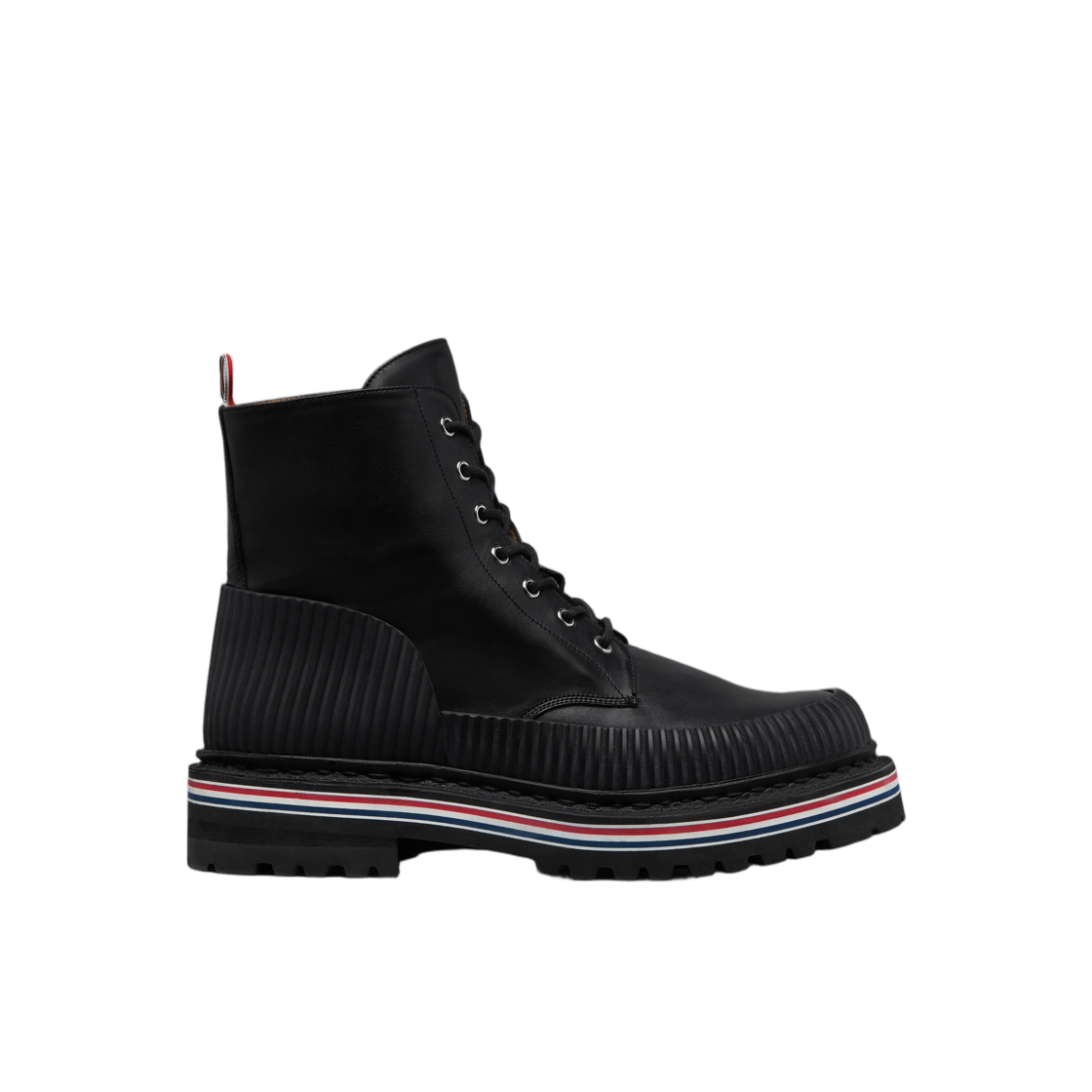 MFB253H-05584-001 Thom Browne Vitello Calf Hiking Sole All Terrain Boot Black