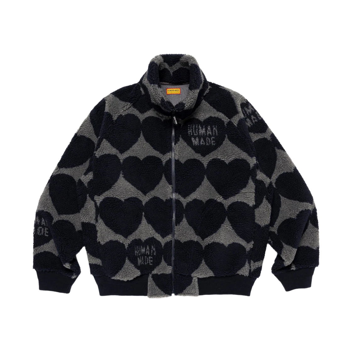 Human Made Human Made Heart Fleece Jacket Navy · L