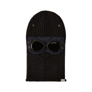 C.P. Company Extrafine Merino Wool Goggle Balaclava Total Eclipse Blue - 25FW