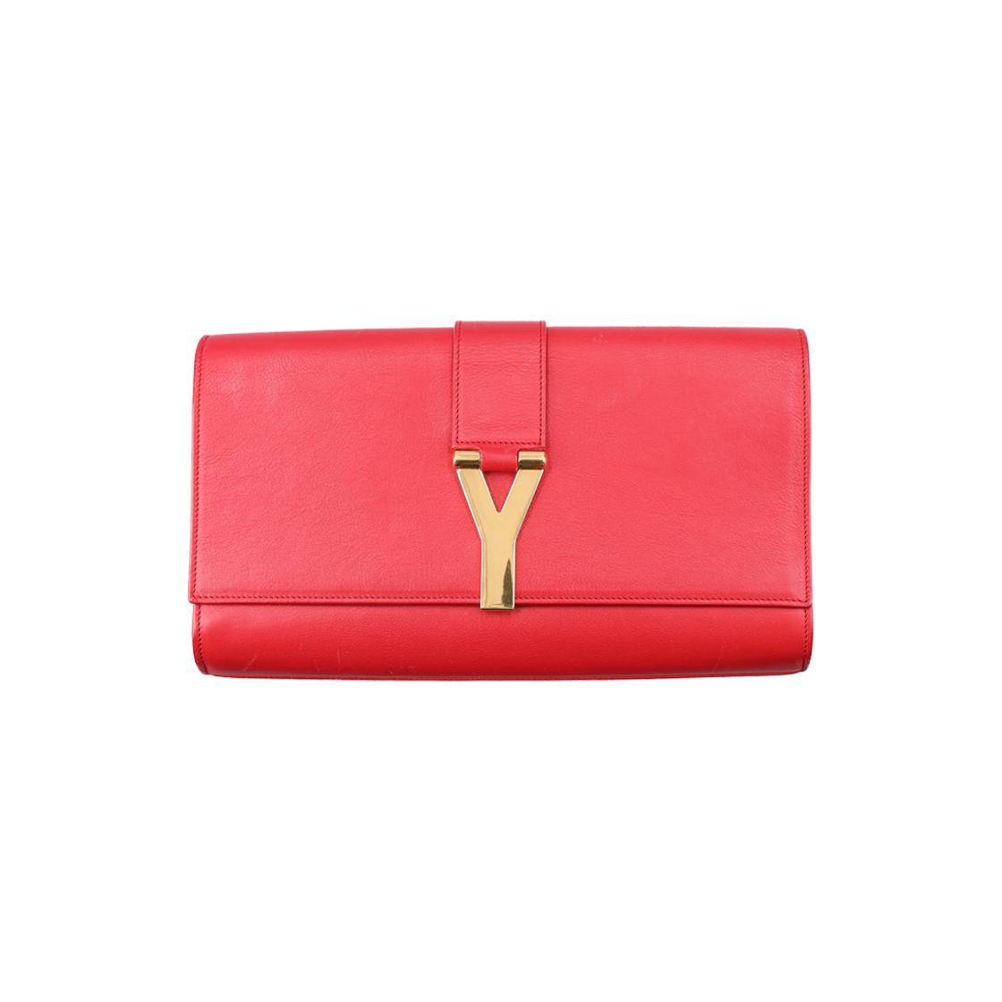 생로랑 311213 카비시크 클러치 레더 레드(Saint Laurent 311213 Cabas Chic Clutch in Red Leather)