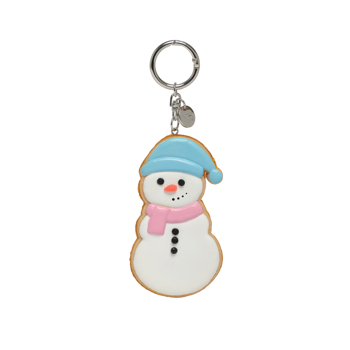 P00000EL Nupip Snowman Cookie Keyring