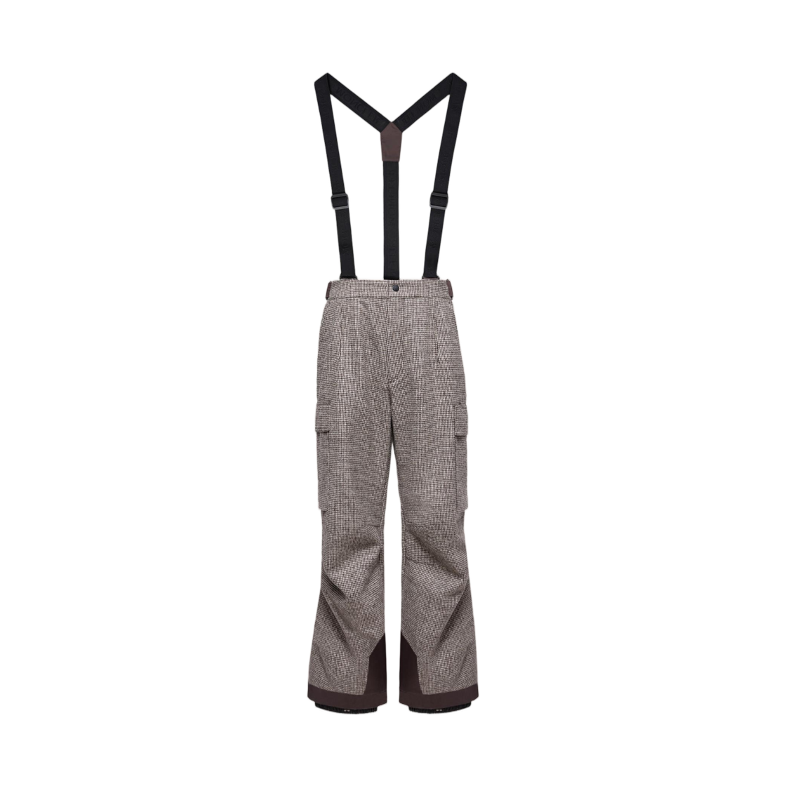 K2-09I-2G00006-5984O-F39 Moncler Wool Ski Bib Grey - 25FW