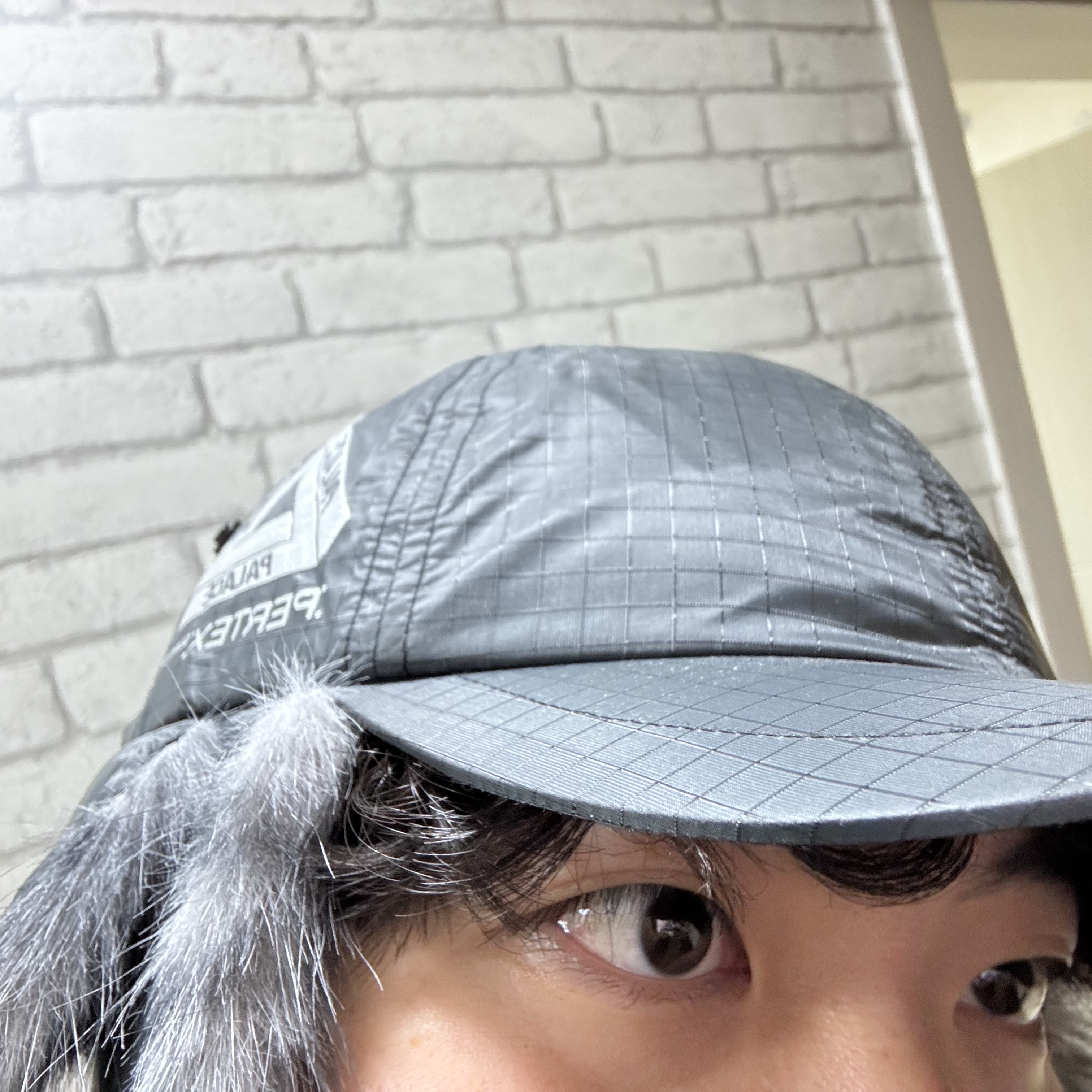 Supreme Gore-Tex Earflap Cap Black - 23FW, Palace Pertex Dogear 6-Panel Black - 25FW 착용 스타일 - 4