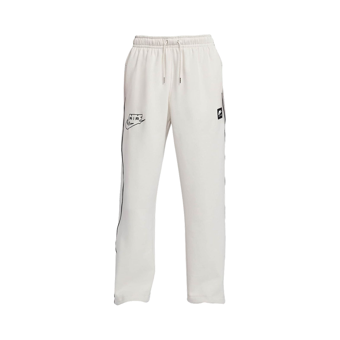 IF1285-072 Nike Air Open Hem Fleece Pants Light Bone Black (IF1285-072)
