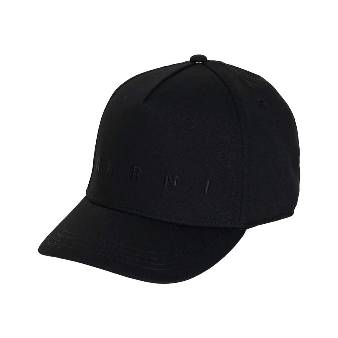 (키즈) 마르니 로고 볼캡 블랙((Kids) Marni Logo Ball Cap Black)