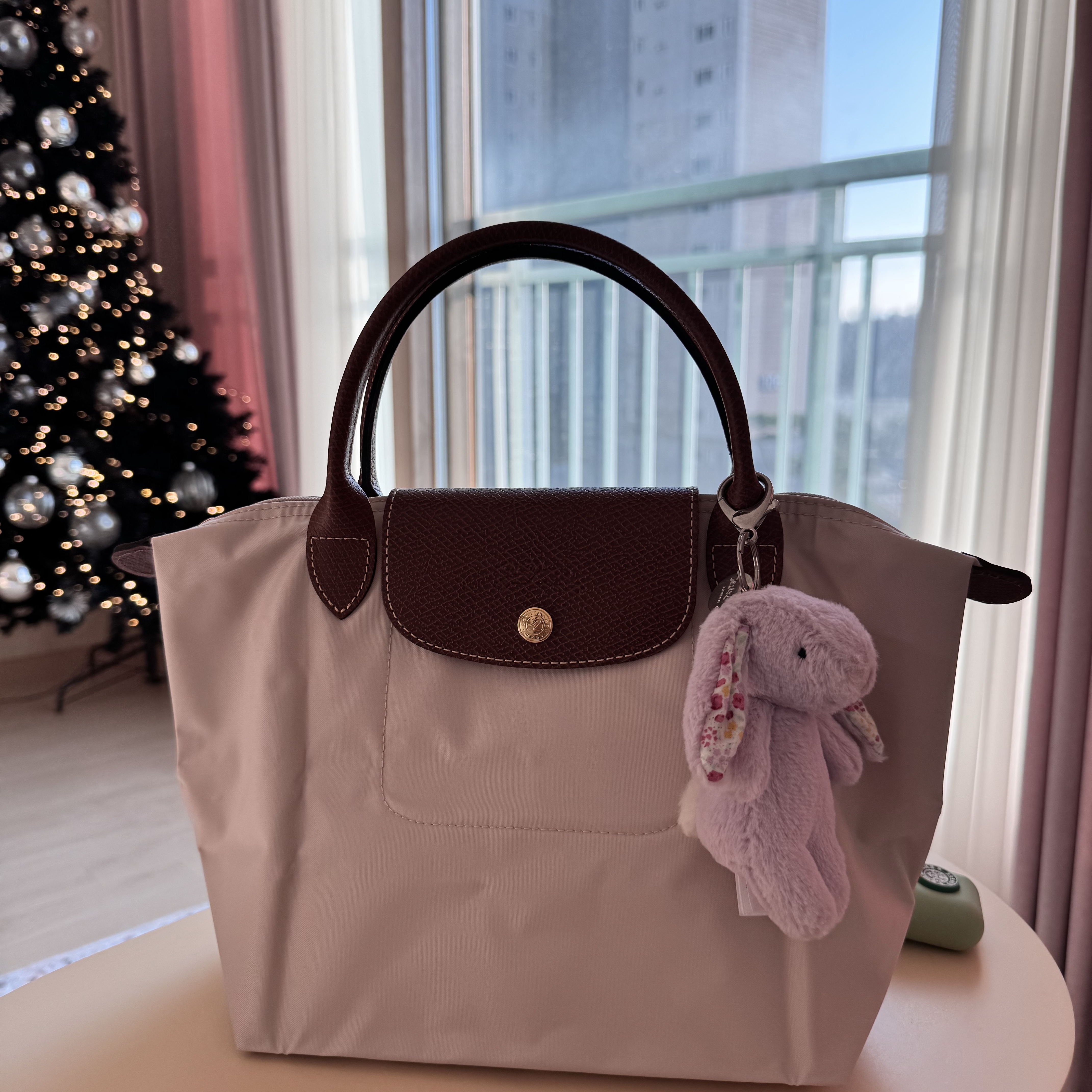 Longchamp Le Pliage Original Handbag S Paper 착용 스타일