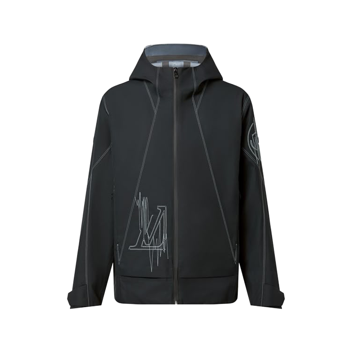 IT247FJR6WTB Louis Vuitton Black Ski Inner Jacket 1AATEQ