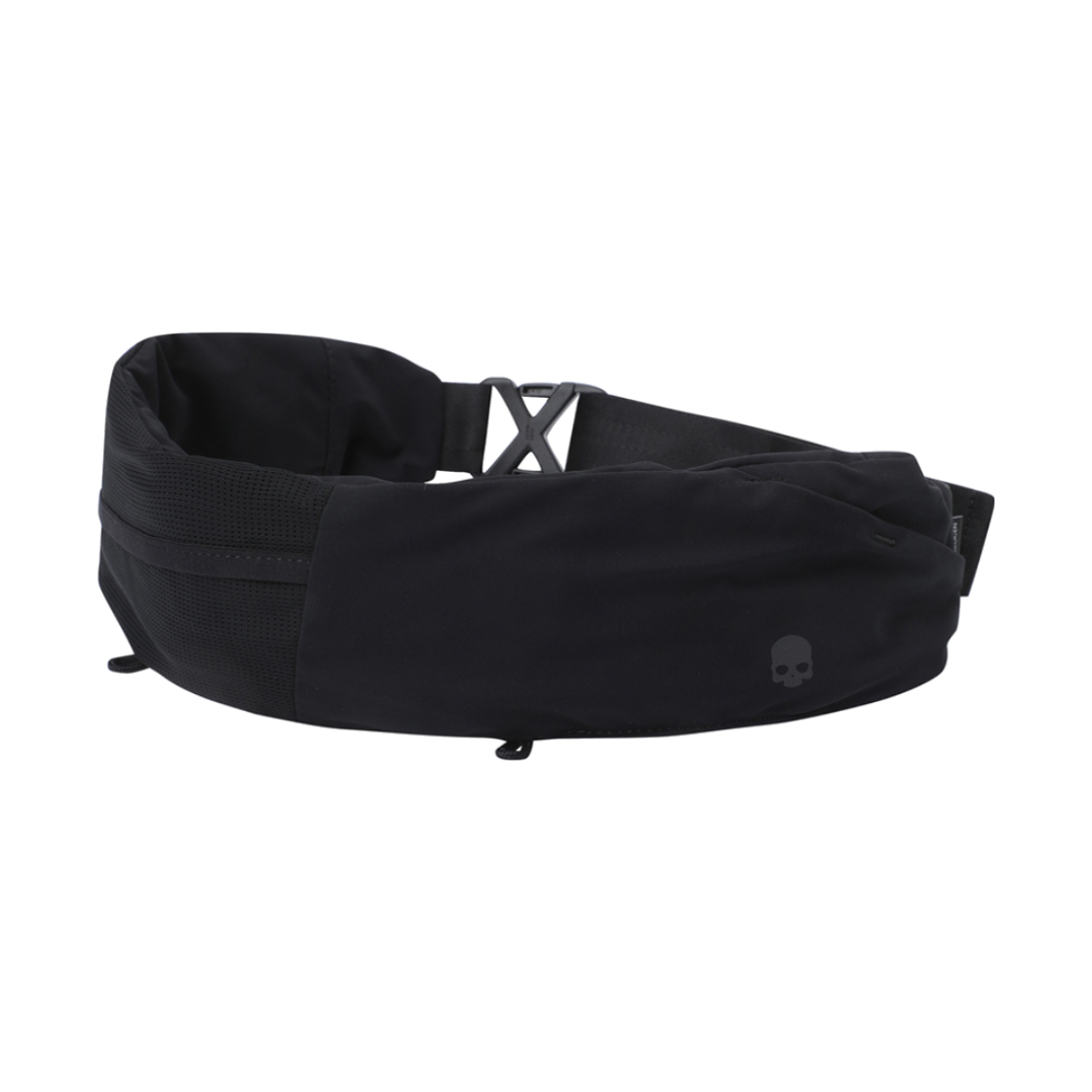 하이드로겐 랩 스커트 벨트 백 블랙(HYDROGEN Wrap Skirt Belt Bag Black)