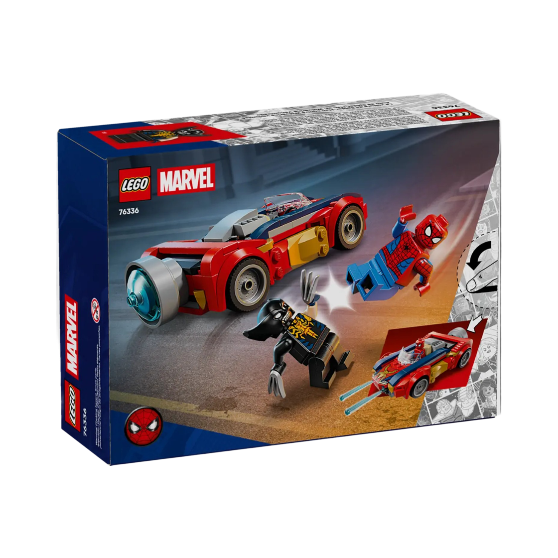 레고 마블 스파이더맨 자동차 대 베놈화된 울버린(Lego Marvel Spider-Man Car vs. Venomized Wolverine) - 2