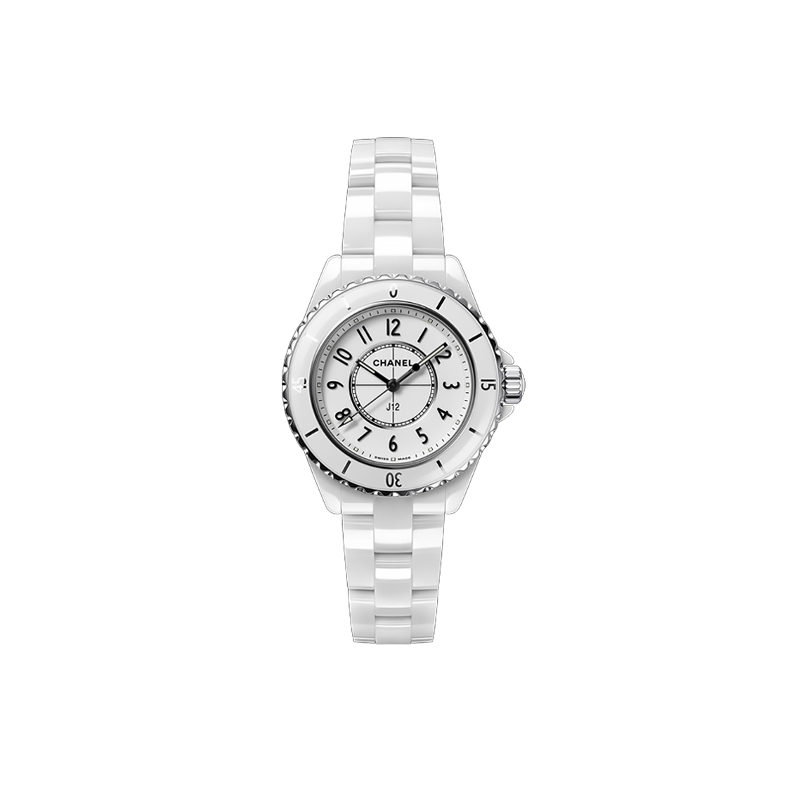 ITWQKBJK338P Chanel J12 White Arabic No. 7040