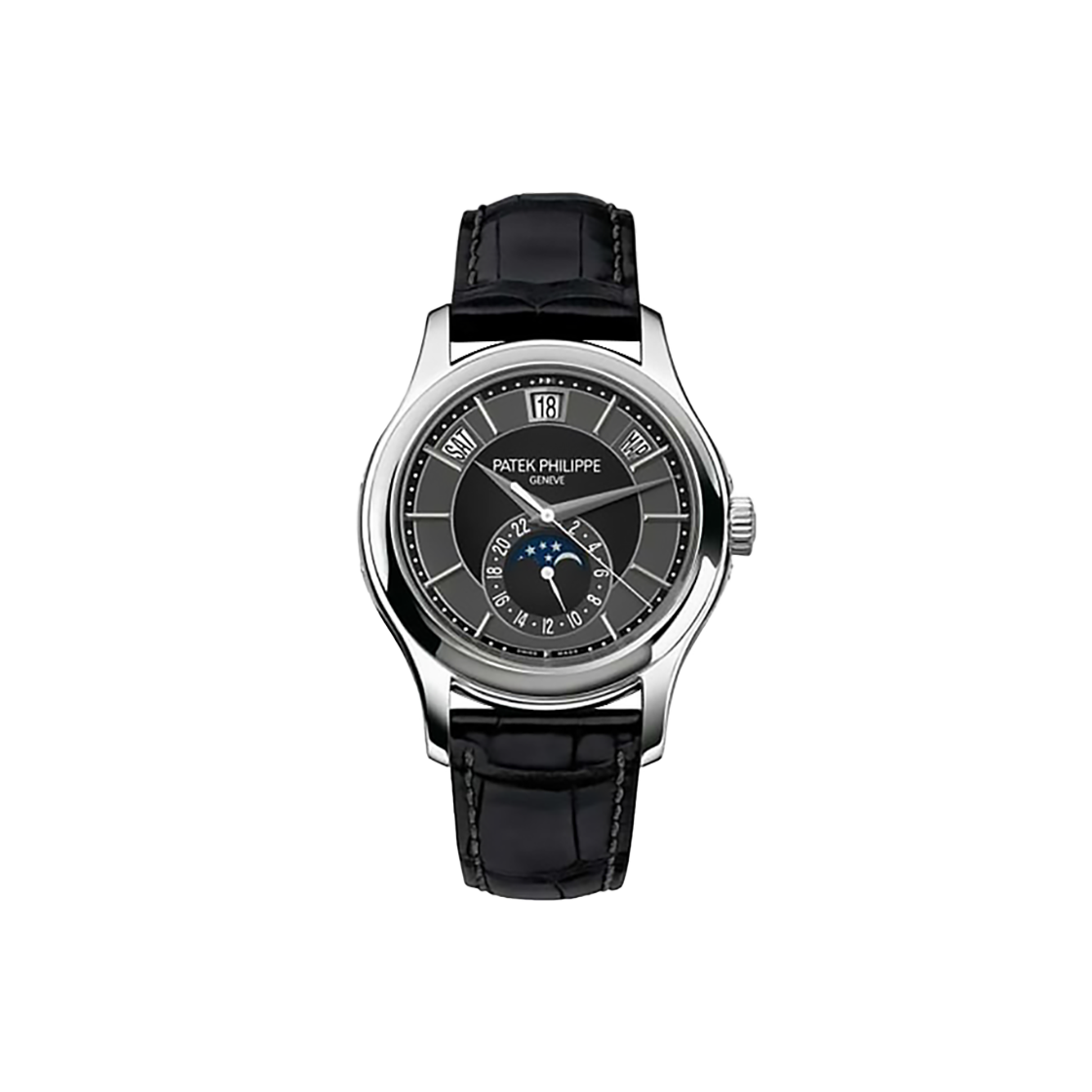 ITV6KDHQR8MJ Patek Philippe Complication Annual Calendar Moonphase 40-5205G Black Bar NO.6396