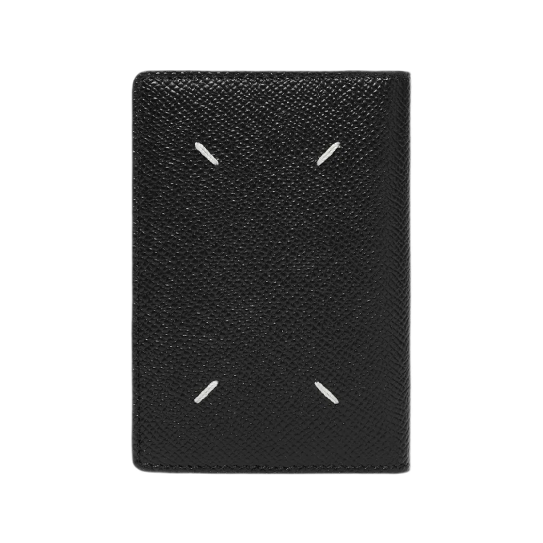 메종 마르지엘라 레더 바이폴드 카드 홀더 블랙(Maison Margiela Leather Bi-Fold Card Holder Black)