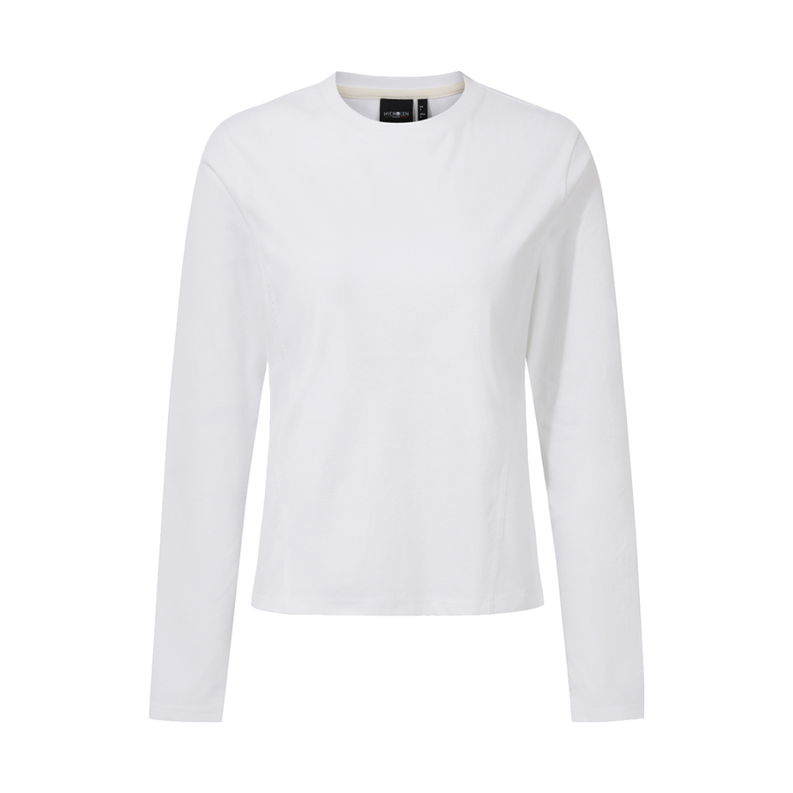 H21E3TL101 HYDROGEN Women's Skull Bone Long Sleeve White