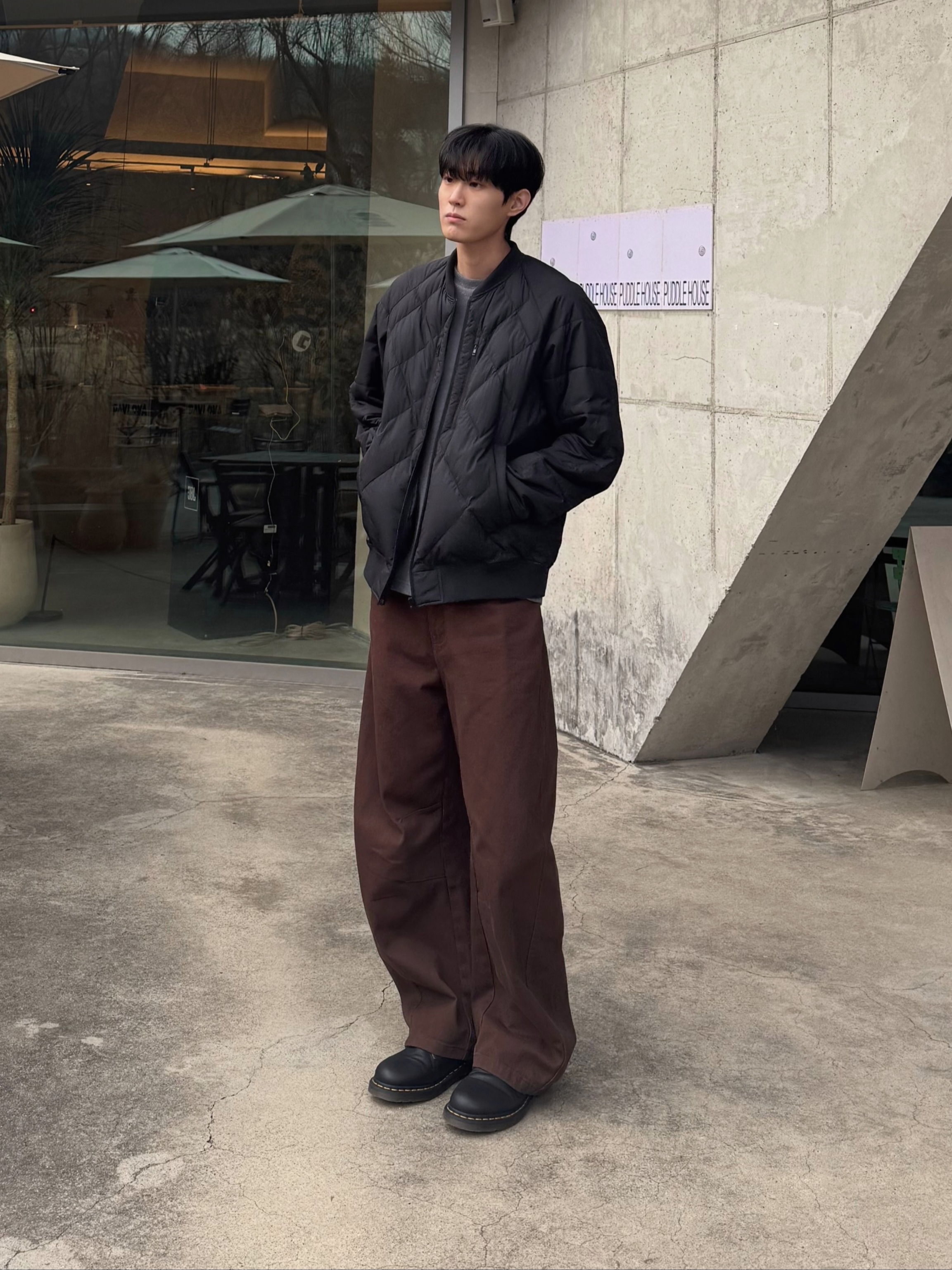 Dr. Martens 1461 Smooth Black, Dr. Martens 1461 Nappa Black 착용 스타일 - 2