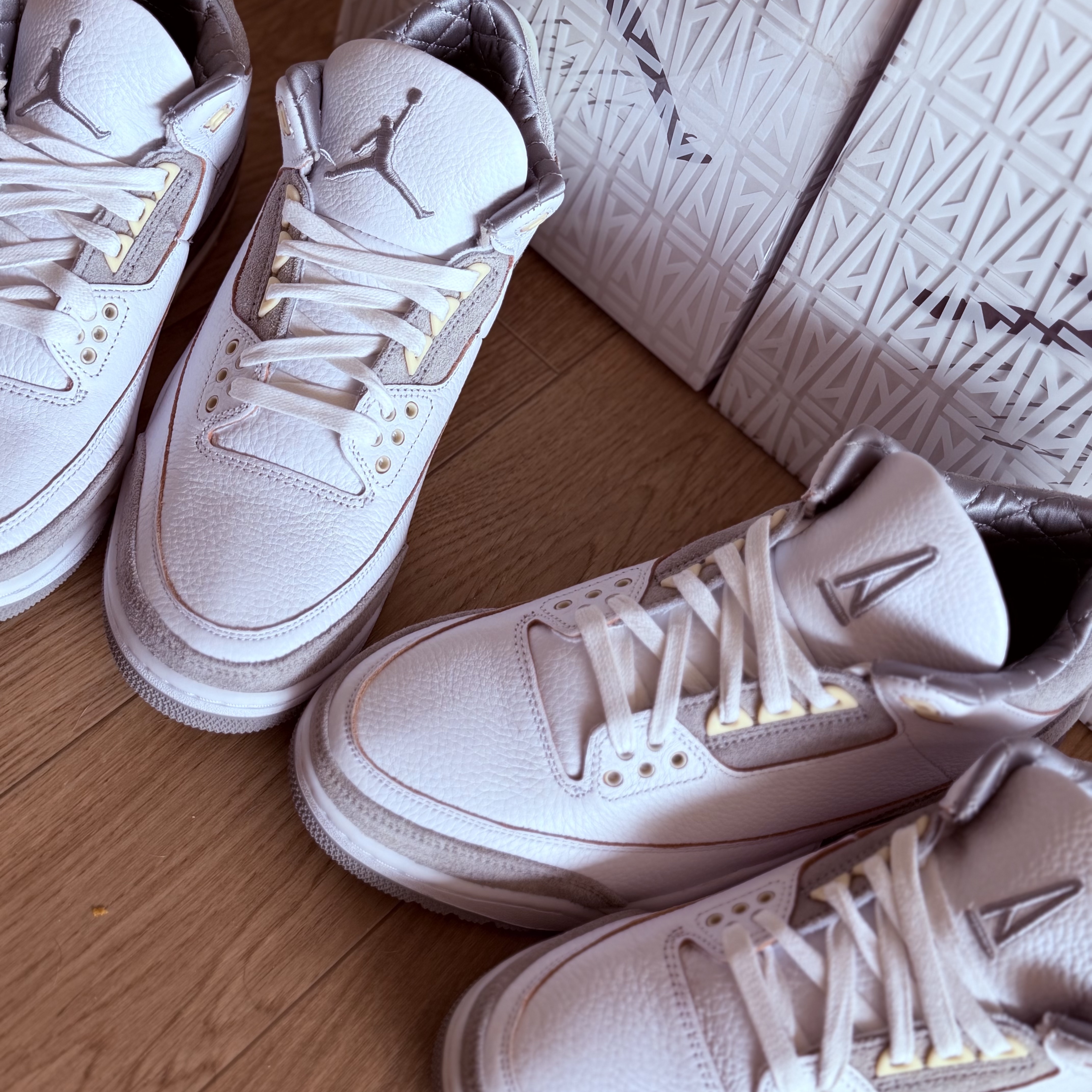 (W) Jordan 3 x A Ma Maniere Retro SP 착용 스타일 - 2
