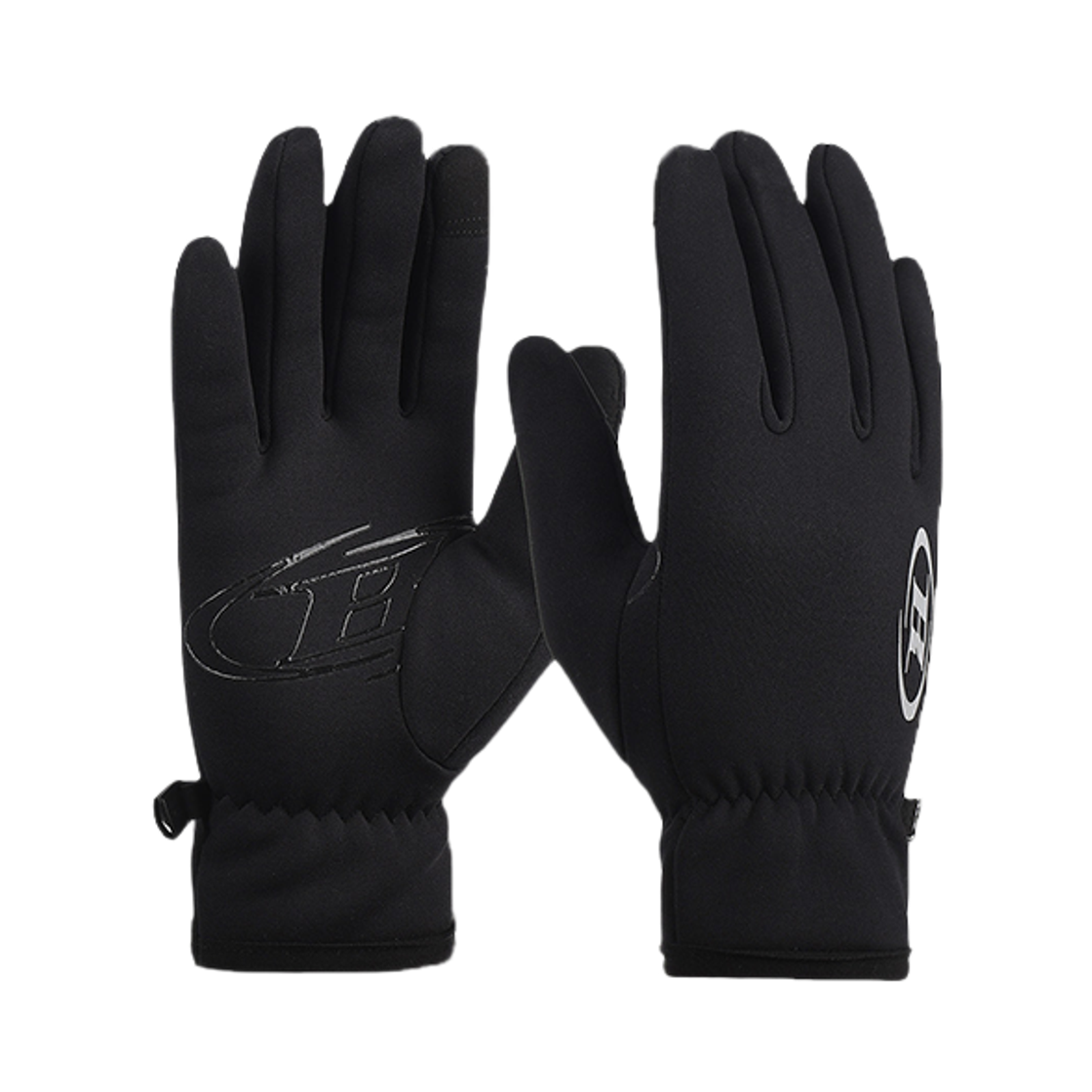 BG4UAC417BK BORN TO WIN Symbol B Running Glove Black