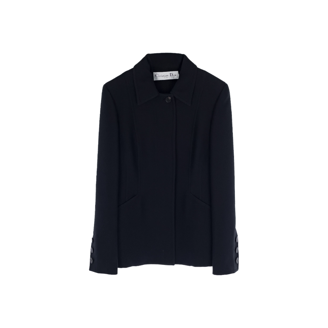 디올 피티드 자켓 36 다크네이비 (4ET0692)(Dior Fitted Jacket 36 Dark Navy)