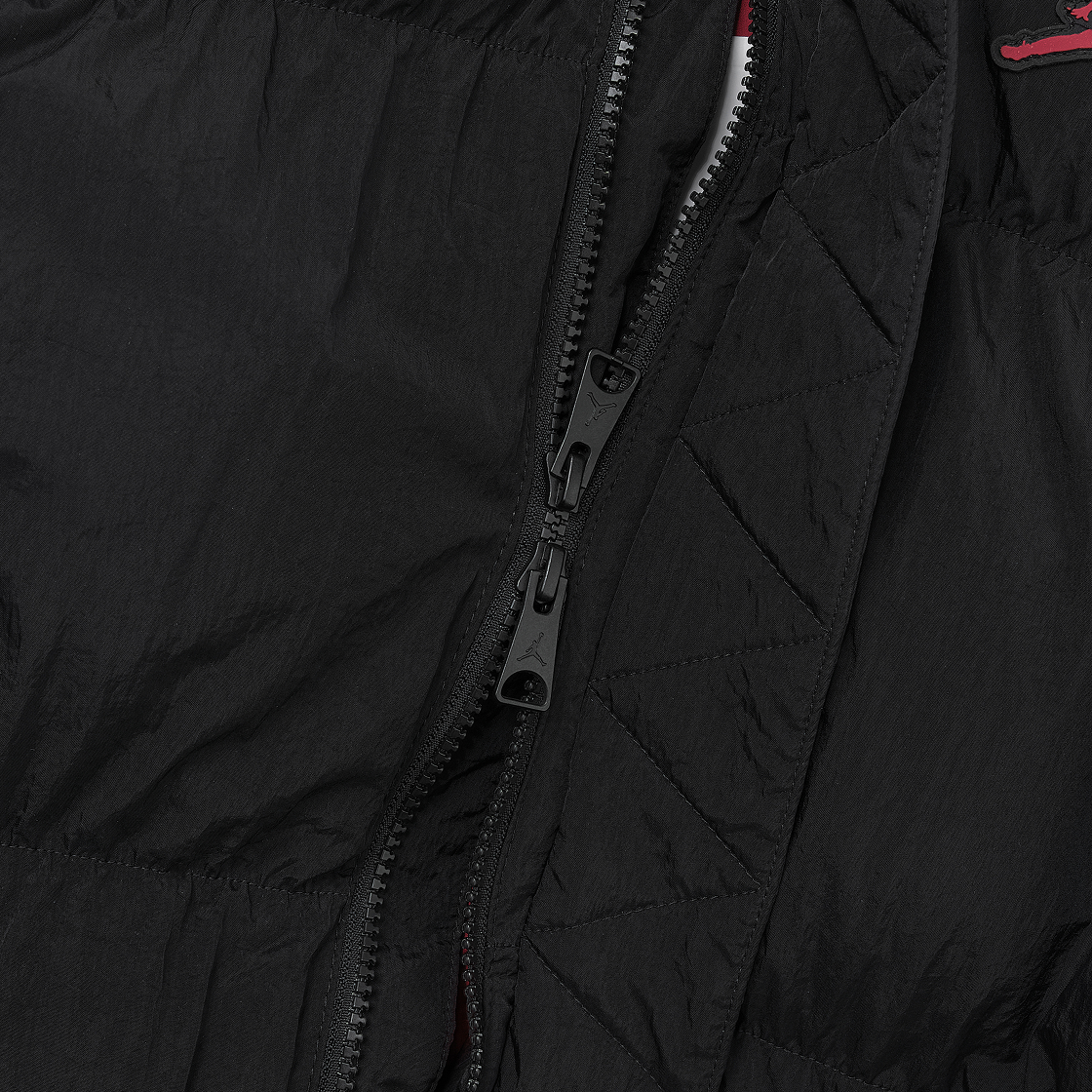 조던 에센셜 퍼퍼 자켓 블랙 파이어 레드 - US/EU(Jordan Essentials Puffer Jacket Black Fire Red - US/EU) - 4
