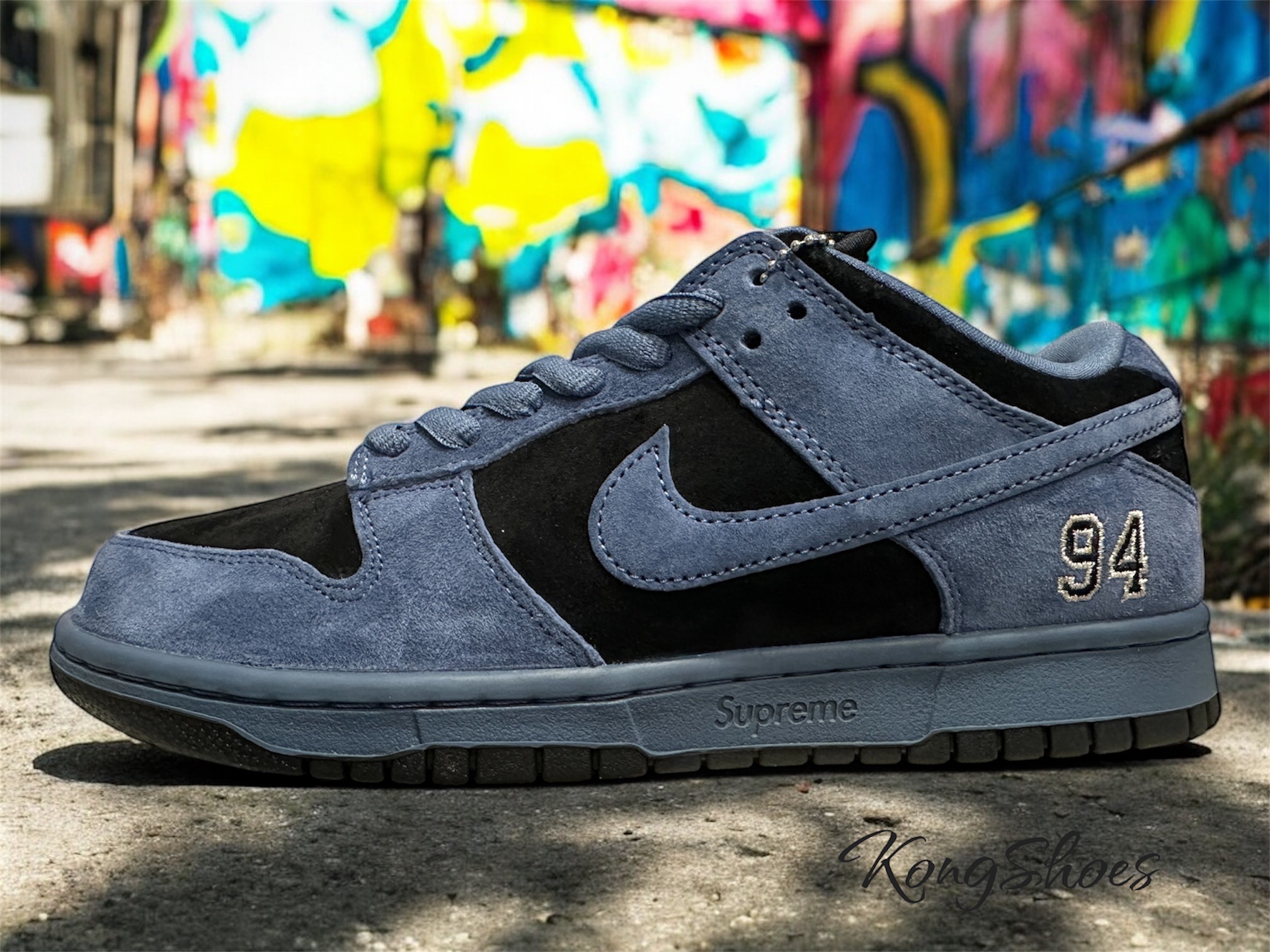Nike x Supreme SB Dunk Low Ocean Fog 착용 스타일
