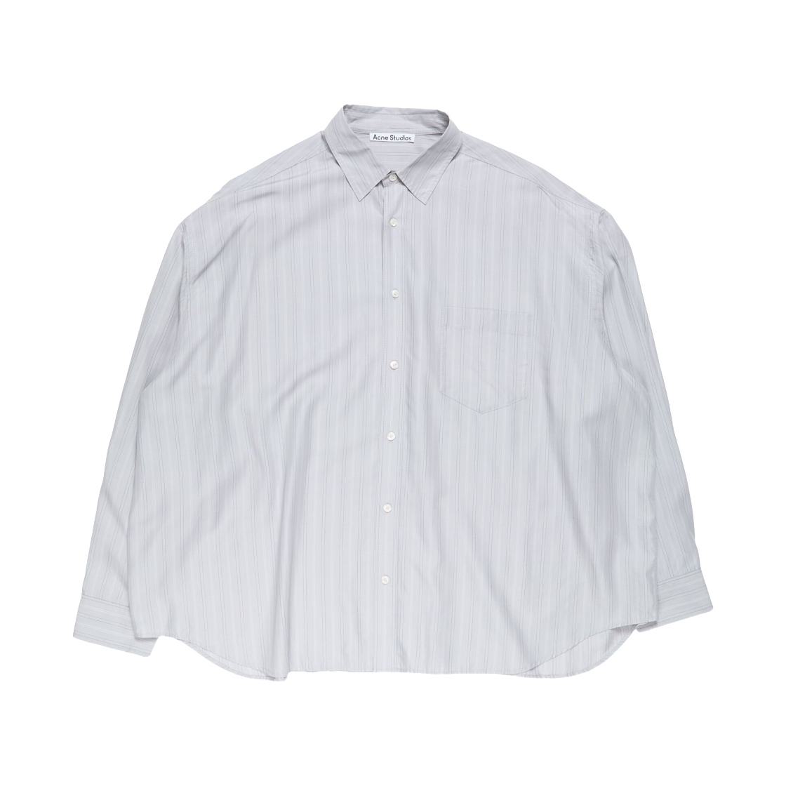 아크네 스튜디오 스트라이프 버튼업 그레이 멀티(Acne Studios Striped Button-Up Grey Multi) - 1